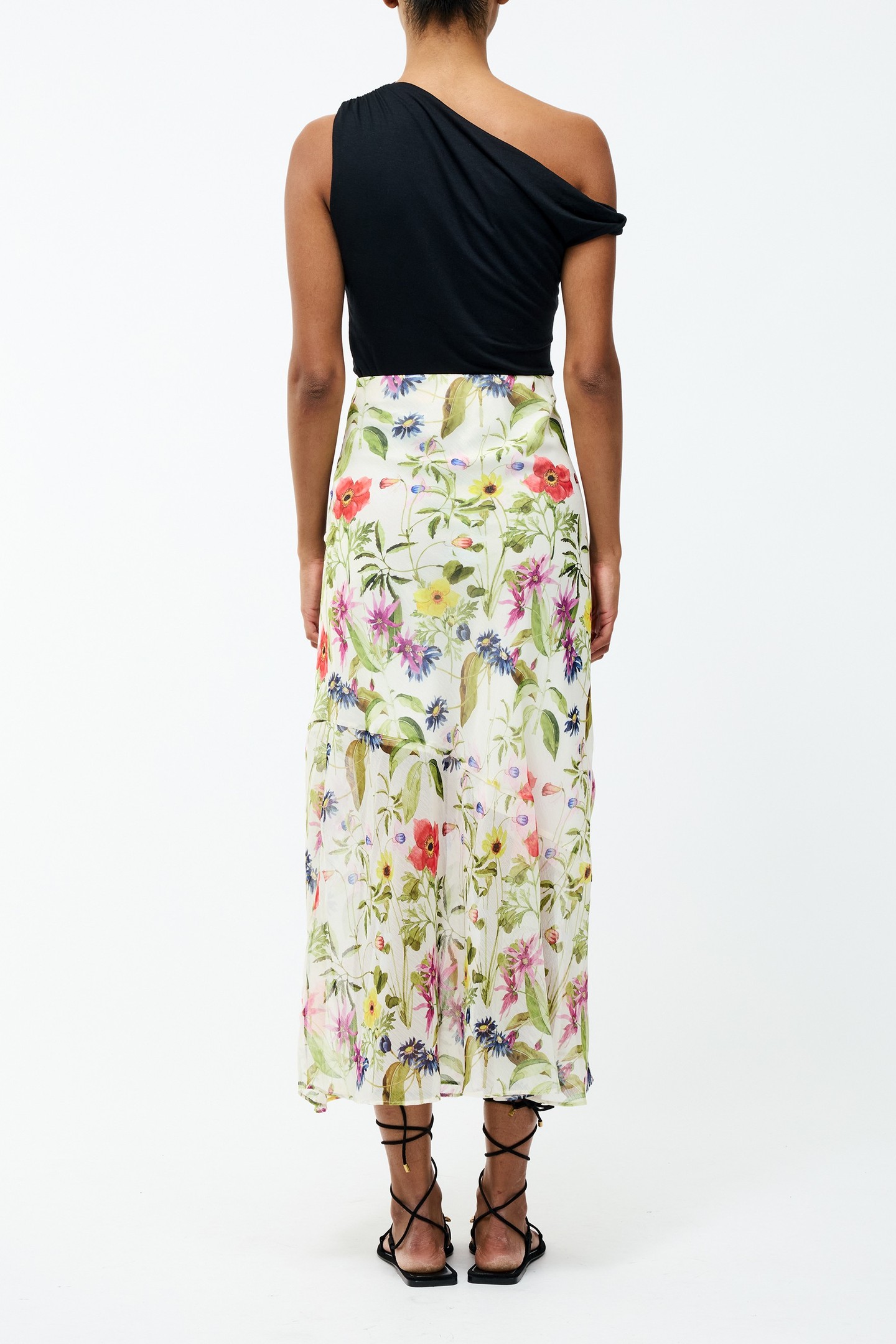 MONICA HALLIE MAXI SKIRT WHITE MULTI 3