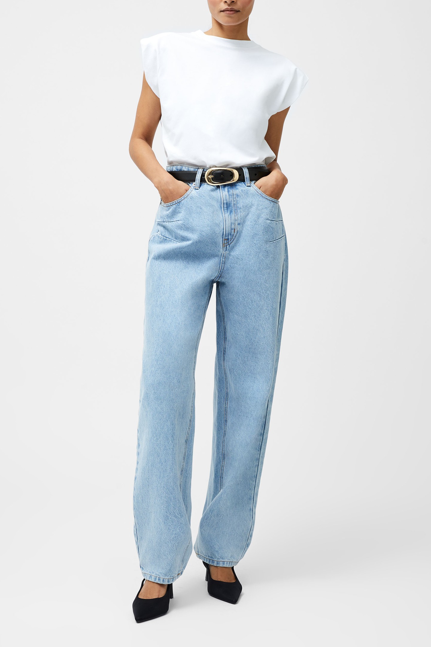 DALLAS DENIM BARREL LEG JEAN LIGHT WASH 1