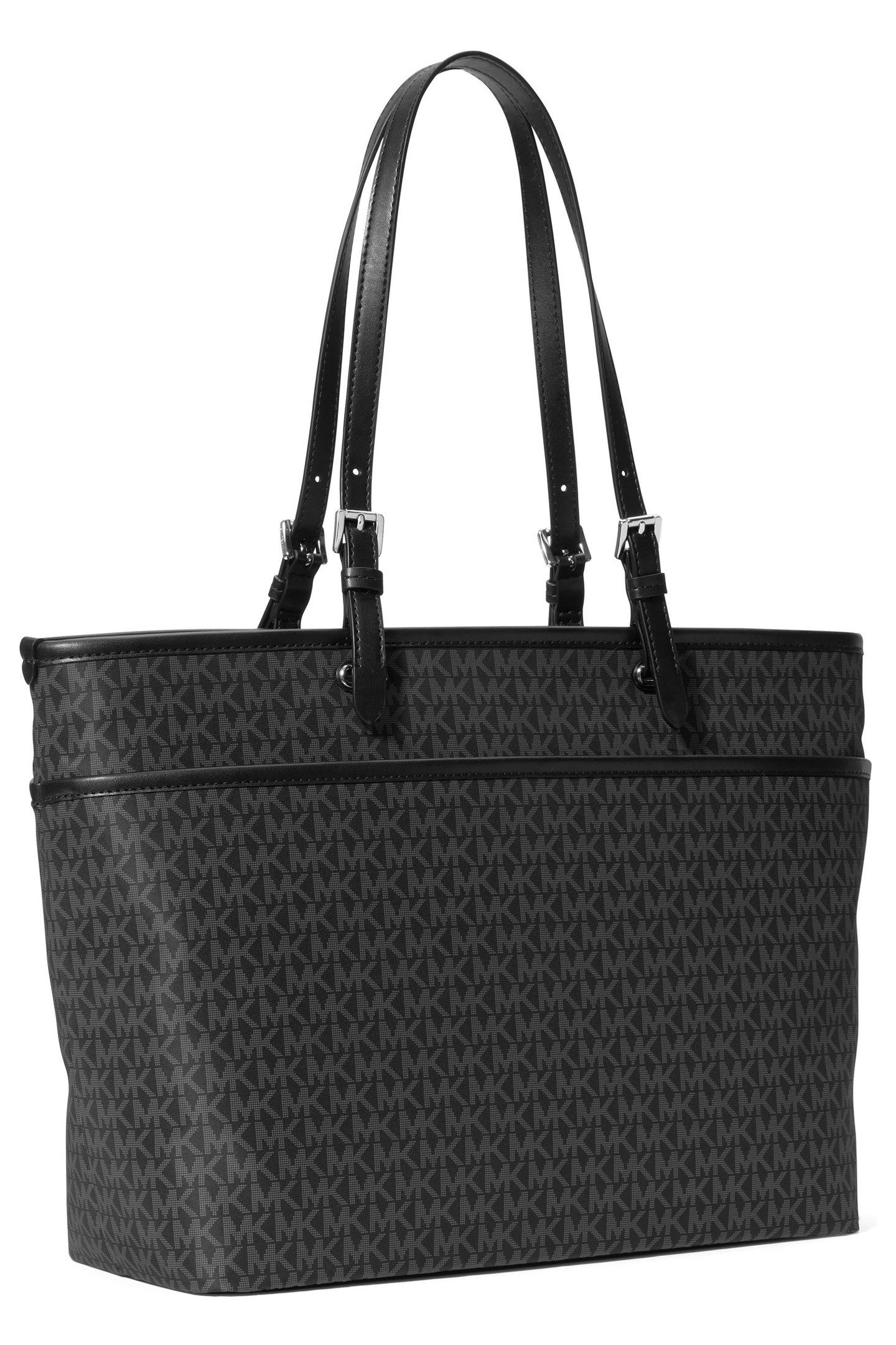 LARGE POCKET TOTE BAG BLACK 3