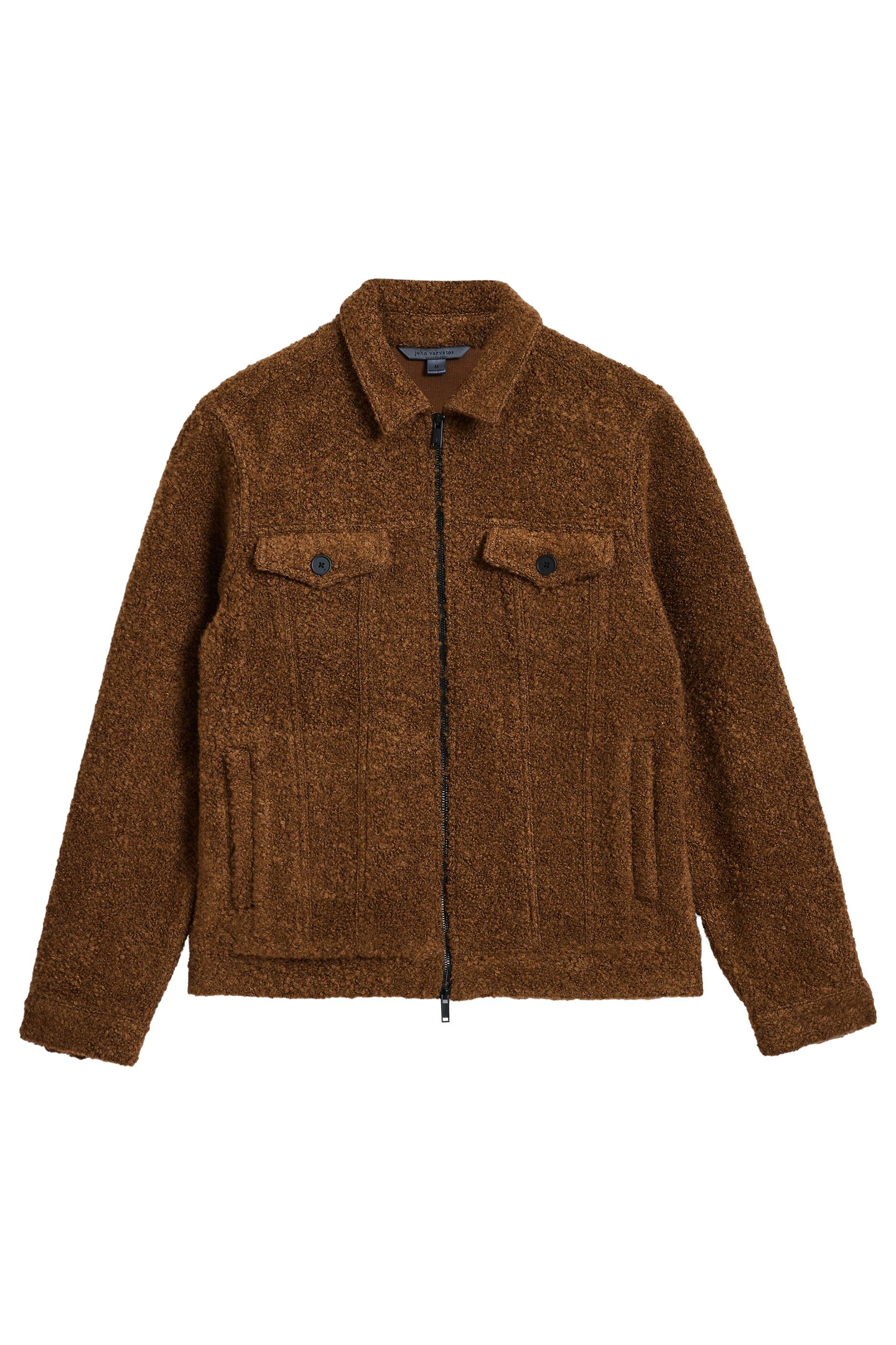 CYNDER BOUCLE TRUCKER JACKET NUTMEG 2