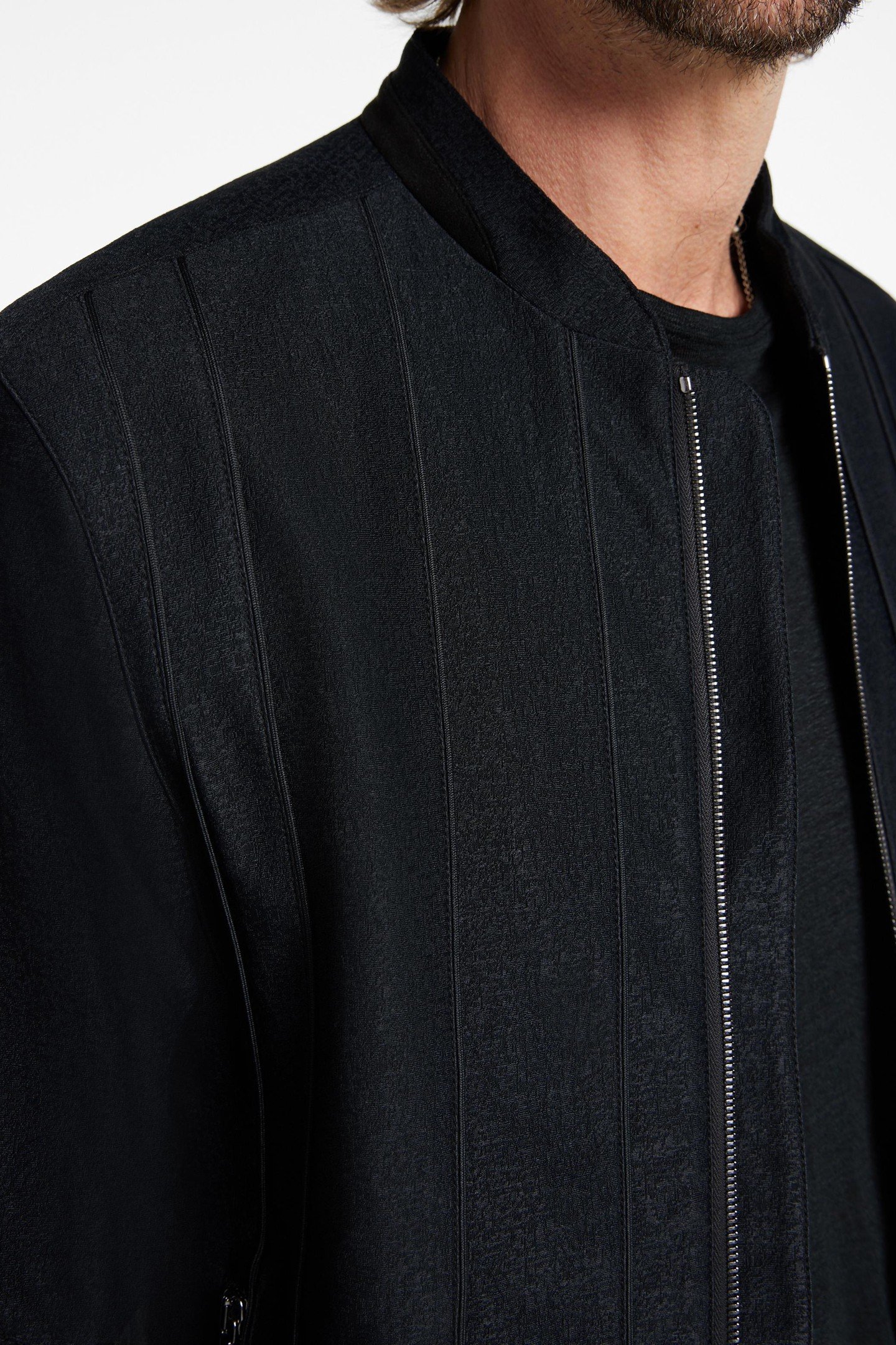 DEPECHE REGULAR FIT RACER JACKET BLACK 3