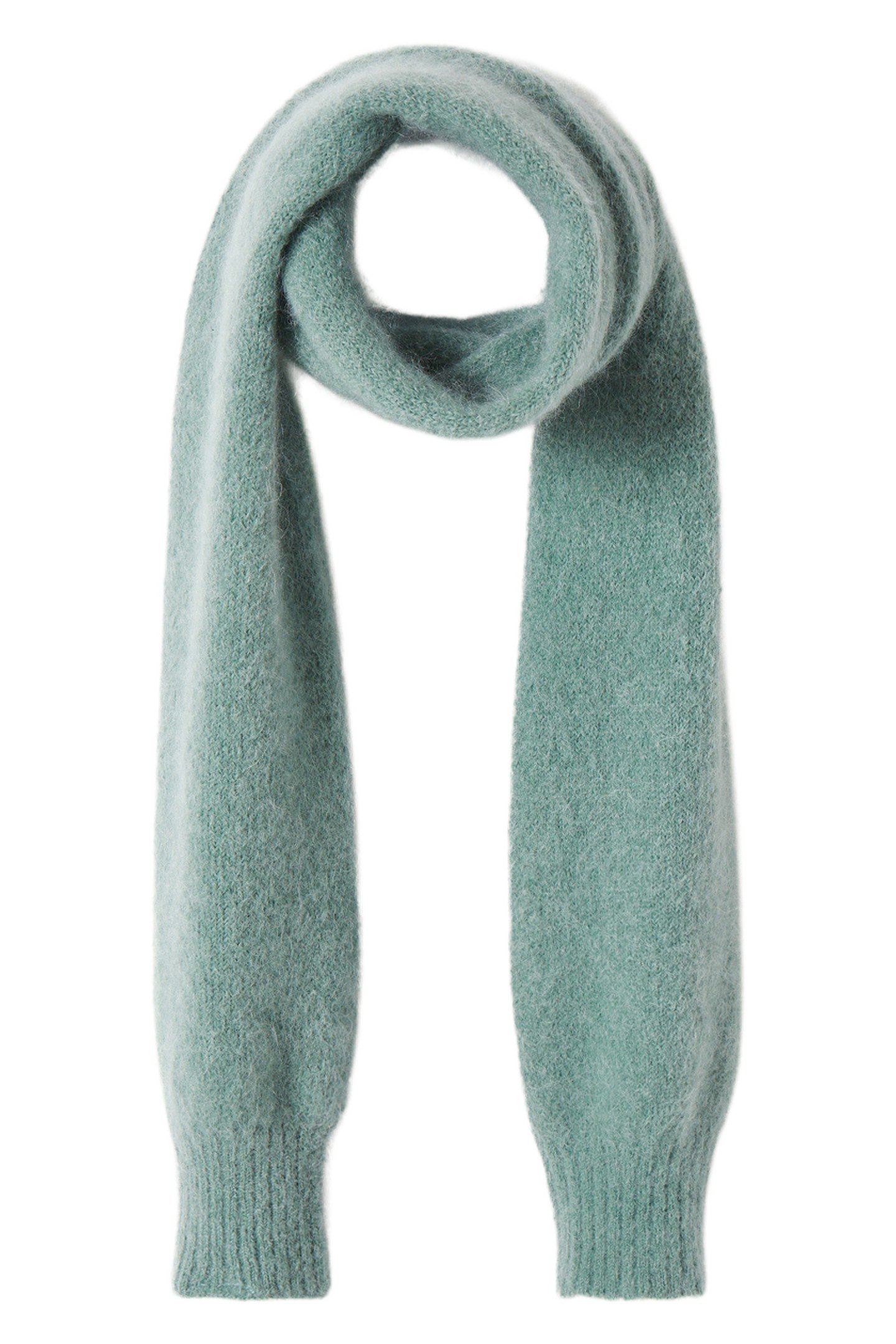 MOHAIR SCARF ALOE VERA 1
