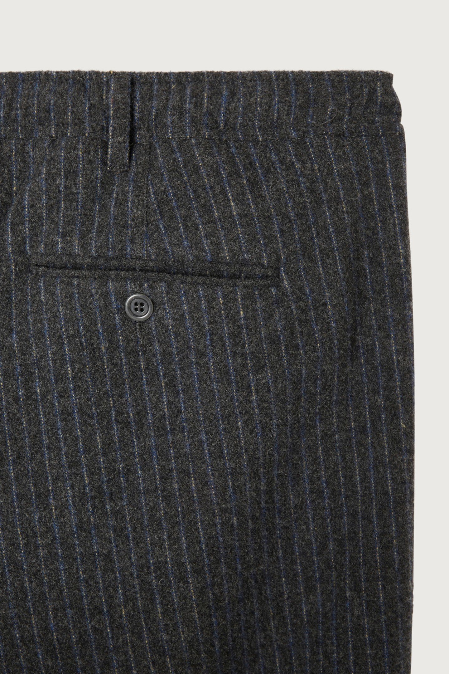 WOOL PANTS GREY AND BLUE STRIPES 2