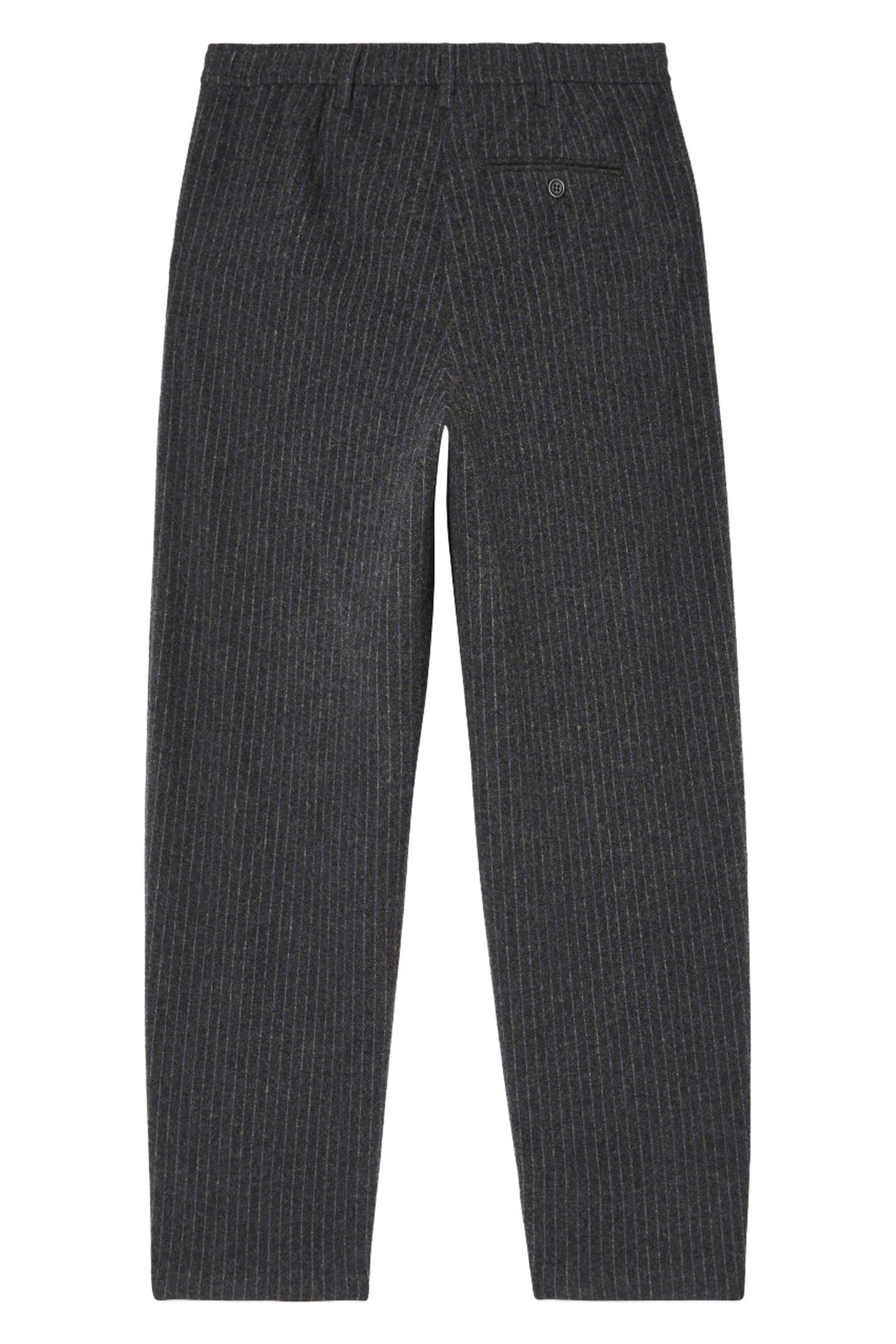 WOOL PANTS GREY AND BLUE STRIPES 3