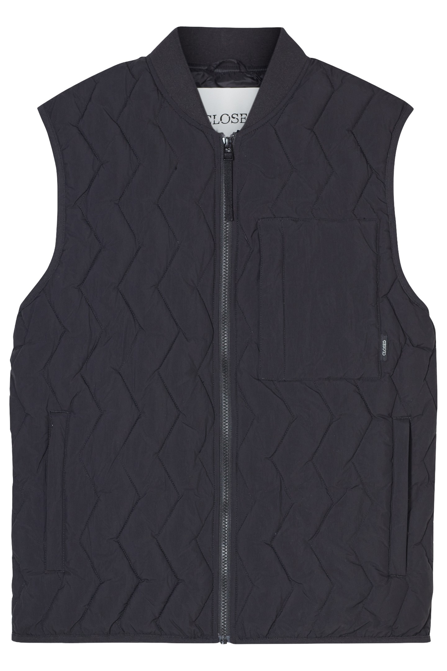 QUILTED VEST BLACK 6
