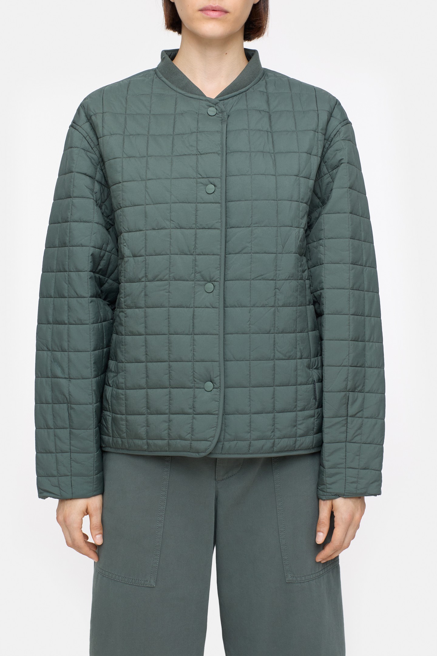 QUILTED JACKET PINI GREEN 1