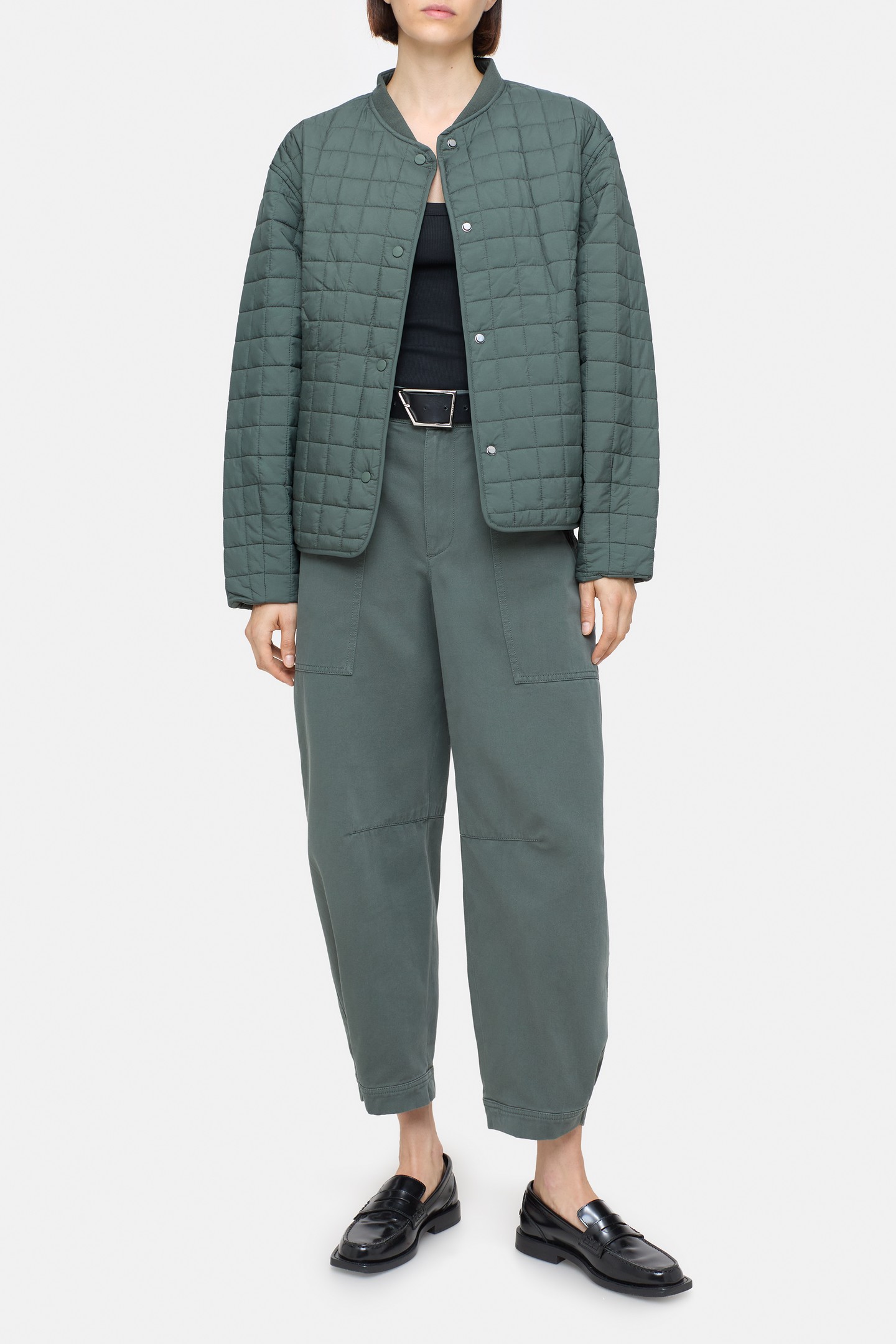 QUILTED JACKET PINI GREEN 2