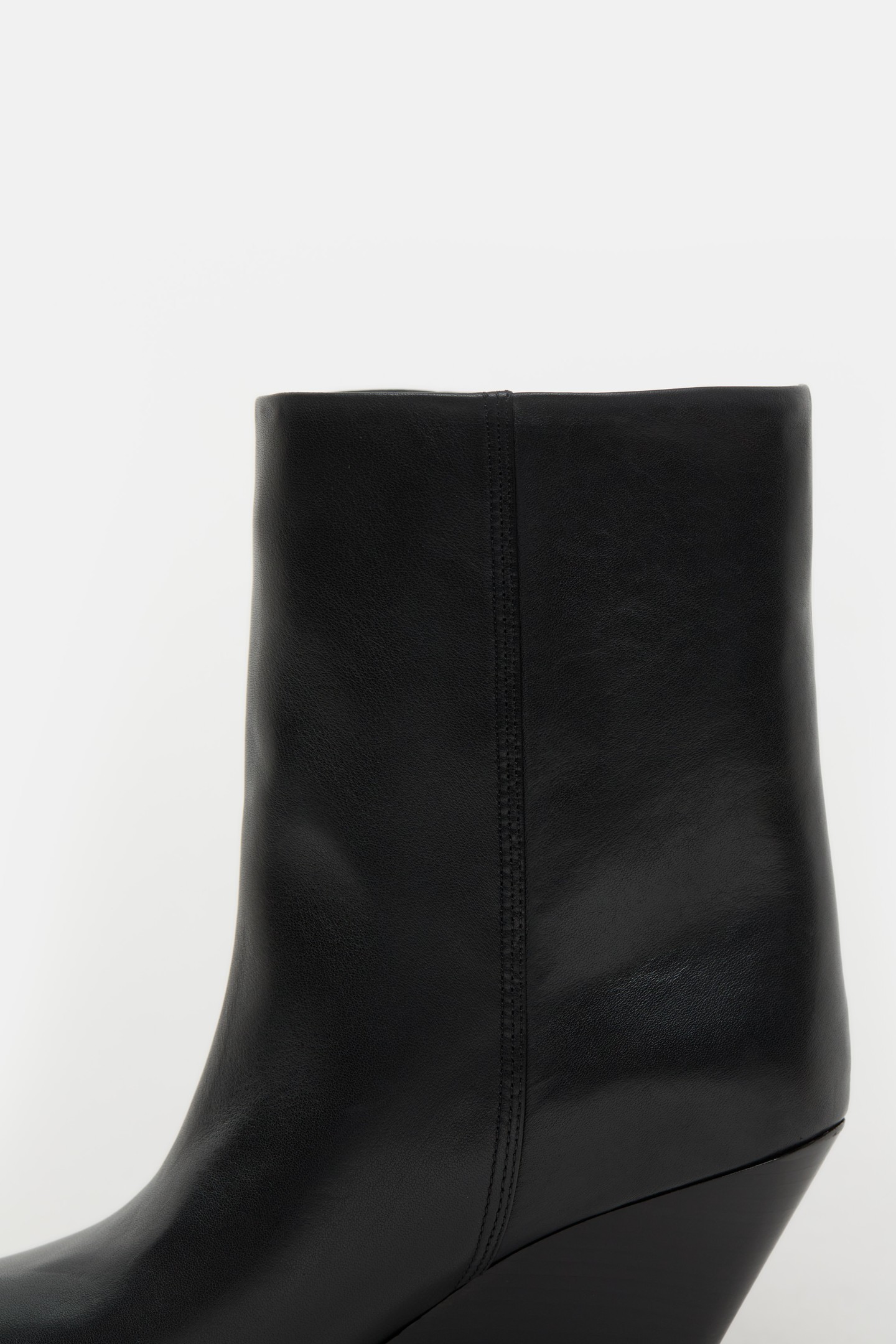 WEDGE BOOT SHOES BLACK 3