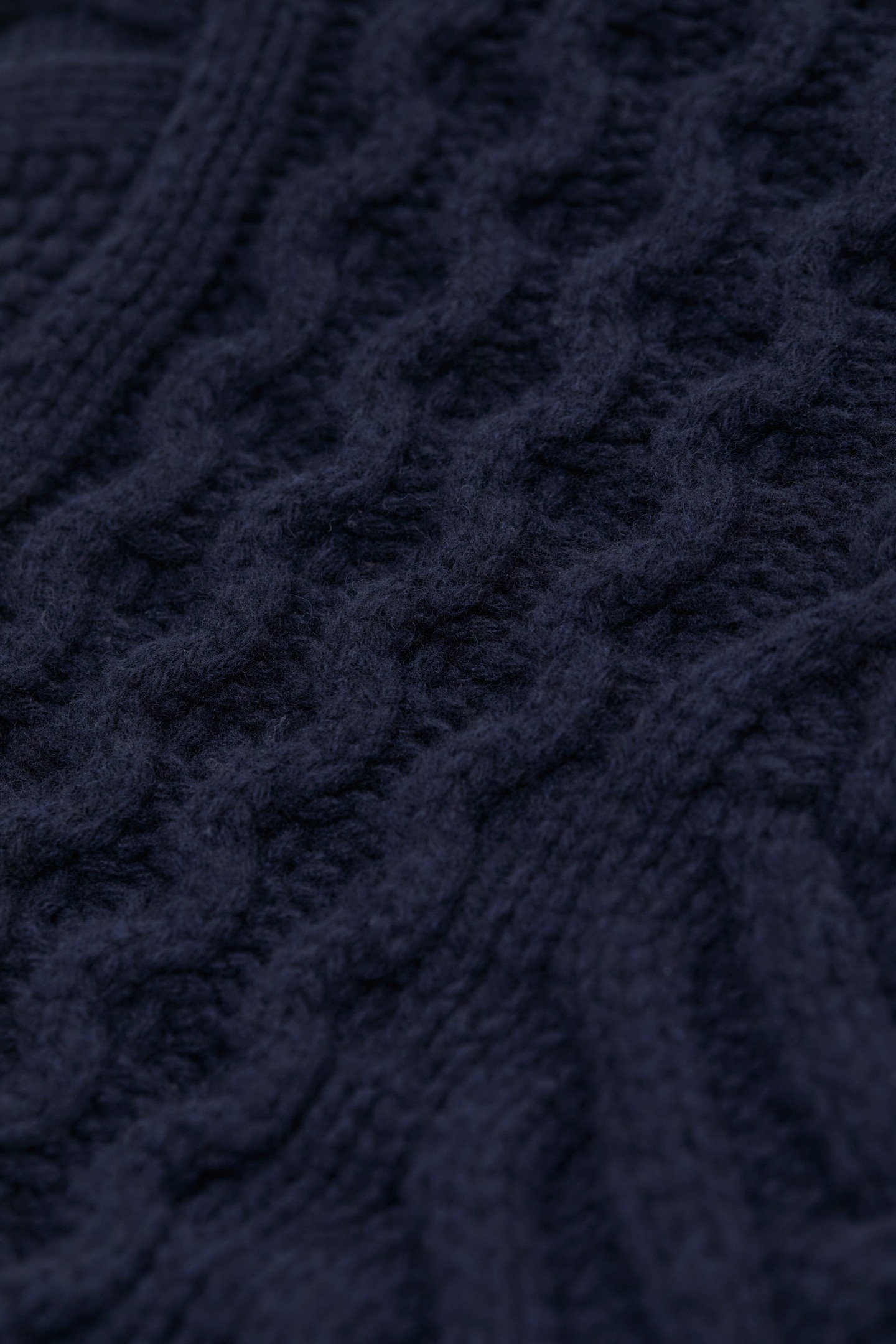 CABLE JUMPER KNITS DARK NIGHT 4