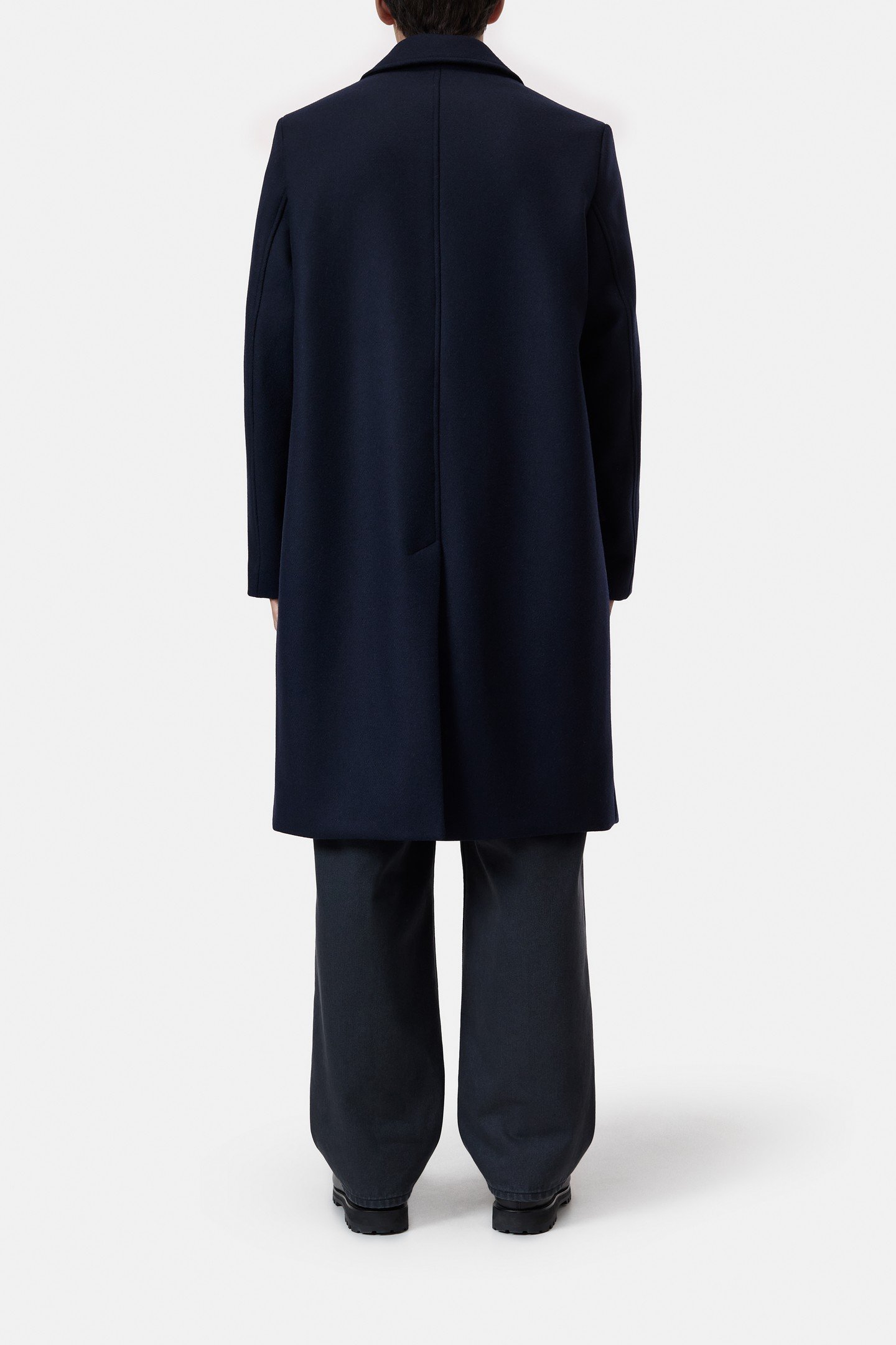 SINGLE BREASTED COAT JACKET DARK NIGHT 3