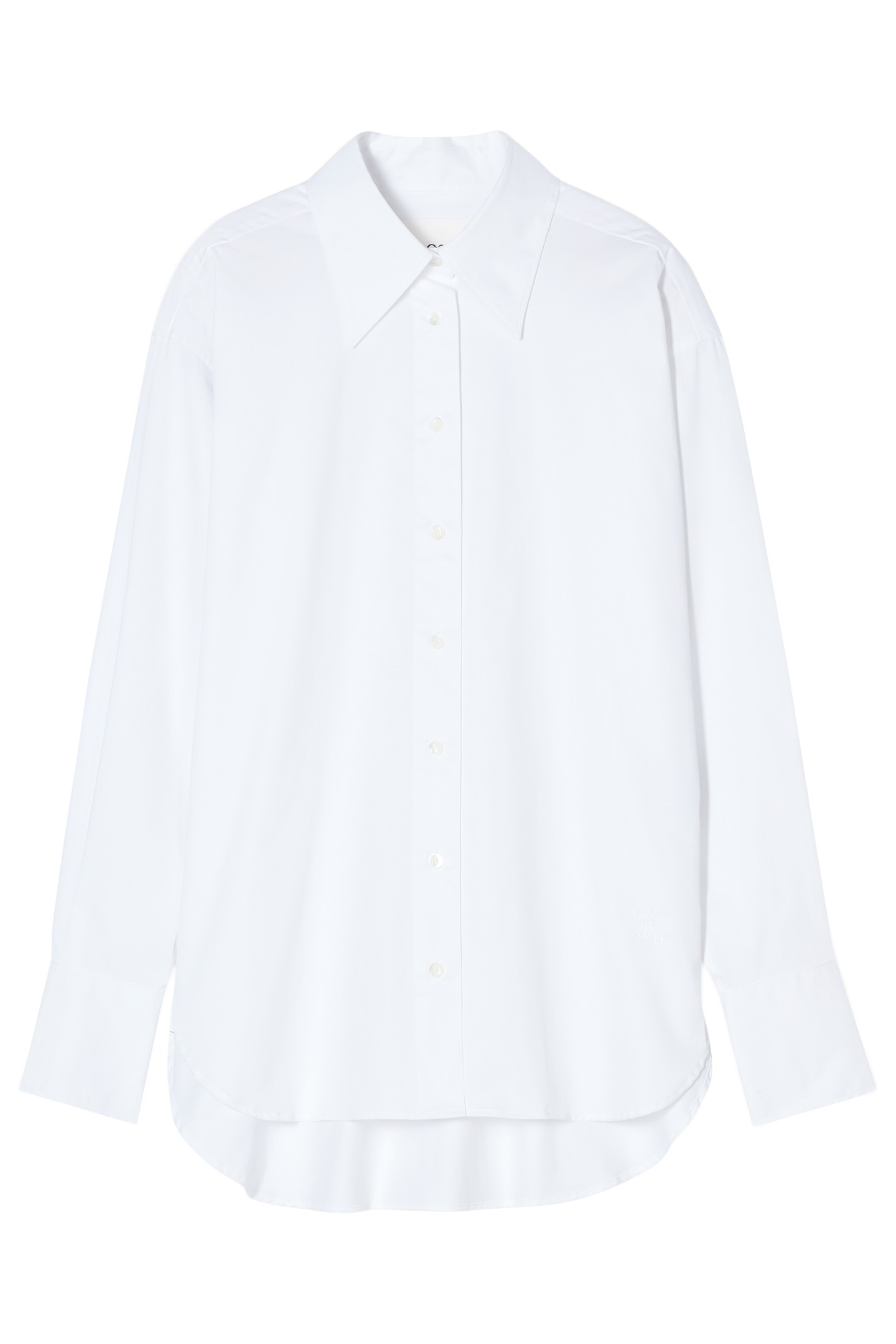 BOXY LONG SLEEVE SHIRT & BLOUSES WHITE 3