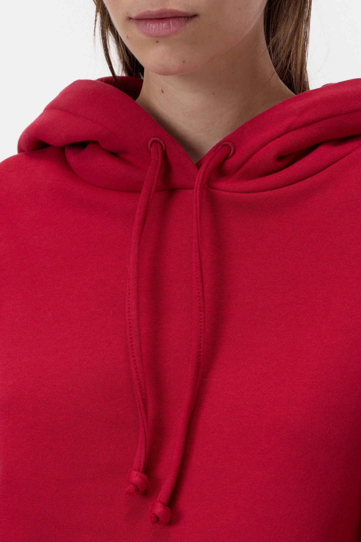 CROPPED HOODIE T-SHIRTS CHILI PEPPER RED 6