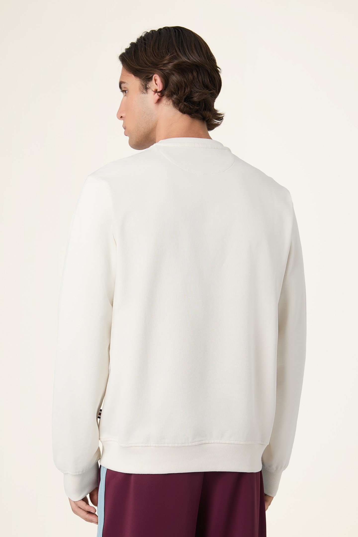 BIELLA REGULAR CREWNECK SWEATSHIRT EGRET 4