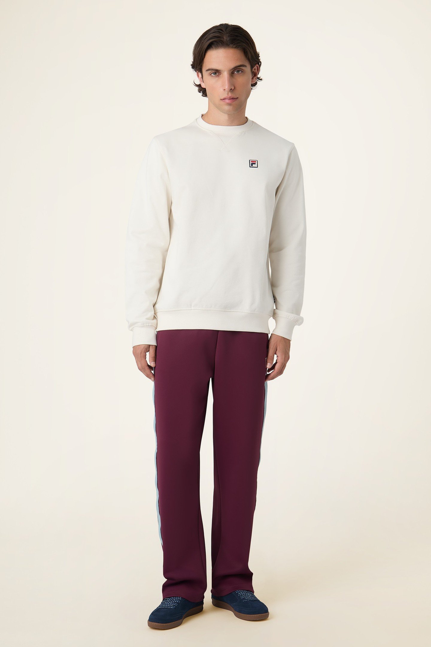 BIELLA REGULAR CREWNECK SWEATSHIRT EGRET 3