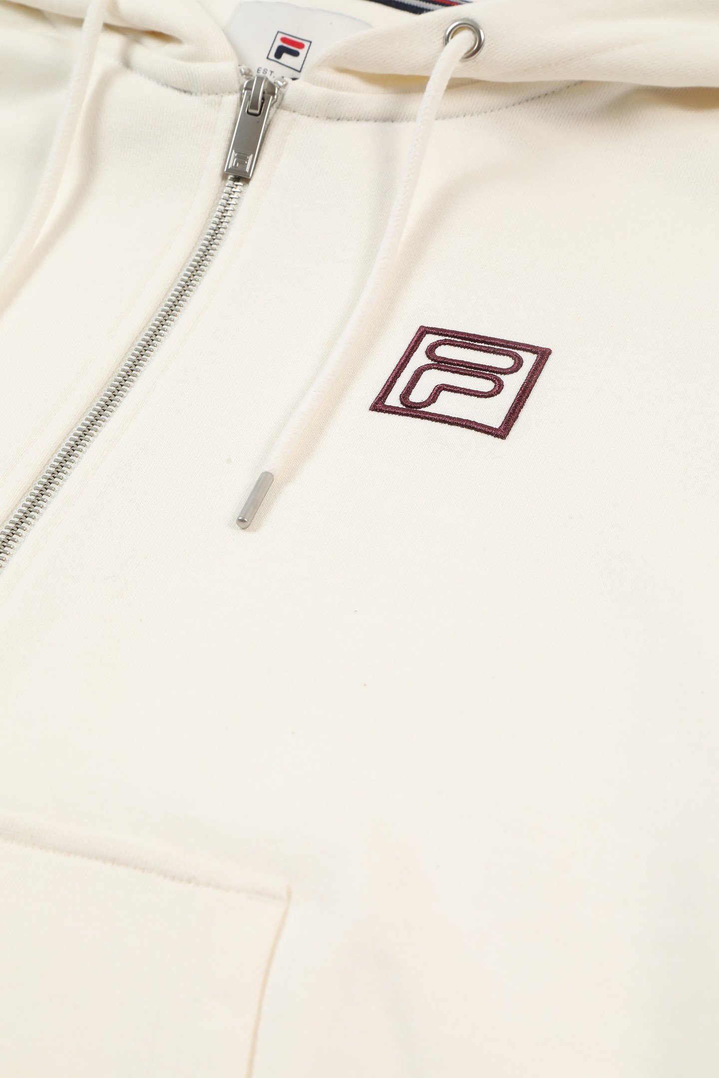 LAGRIO LOOSE ZIP HOODIE EGRET 6