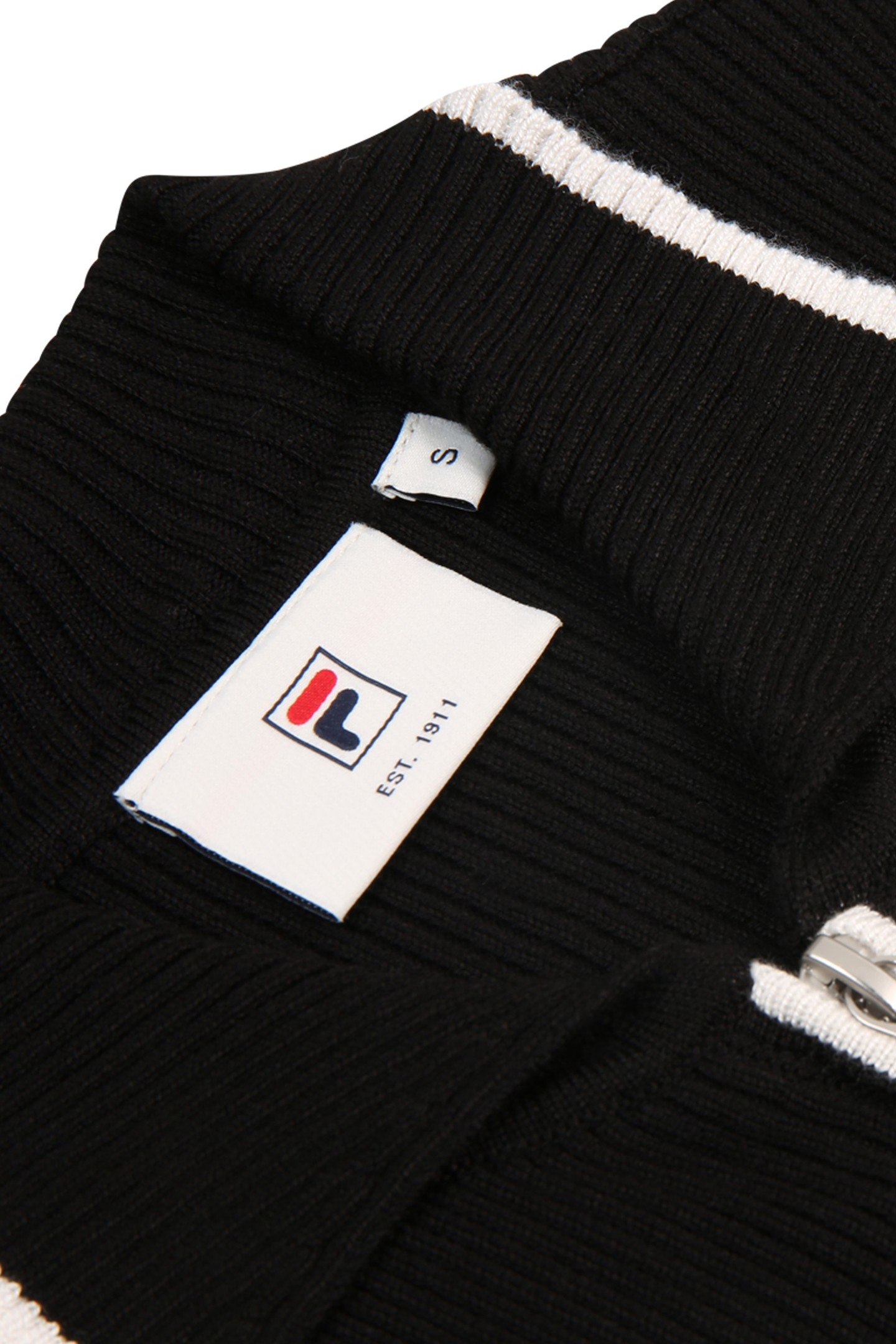 SIMONTE SLIM FULL-ZIP KNIT CARDIGAN BLACK 6