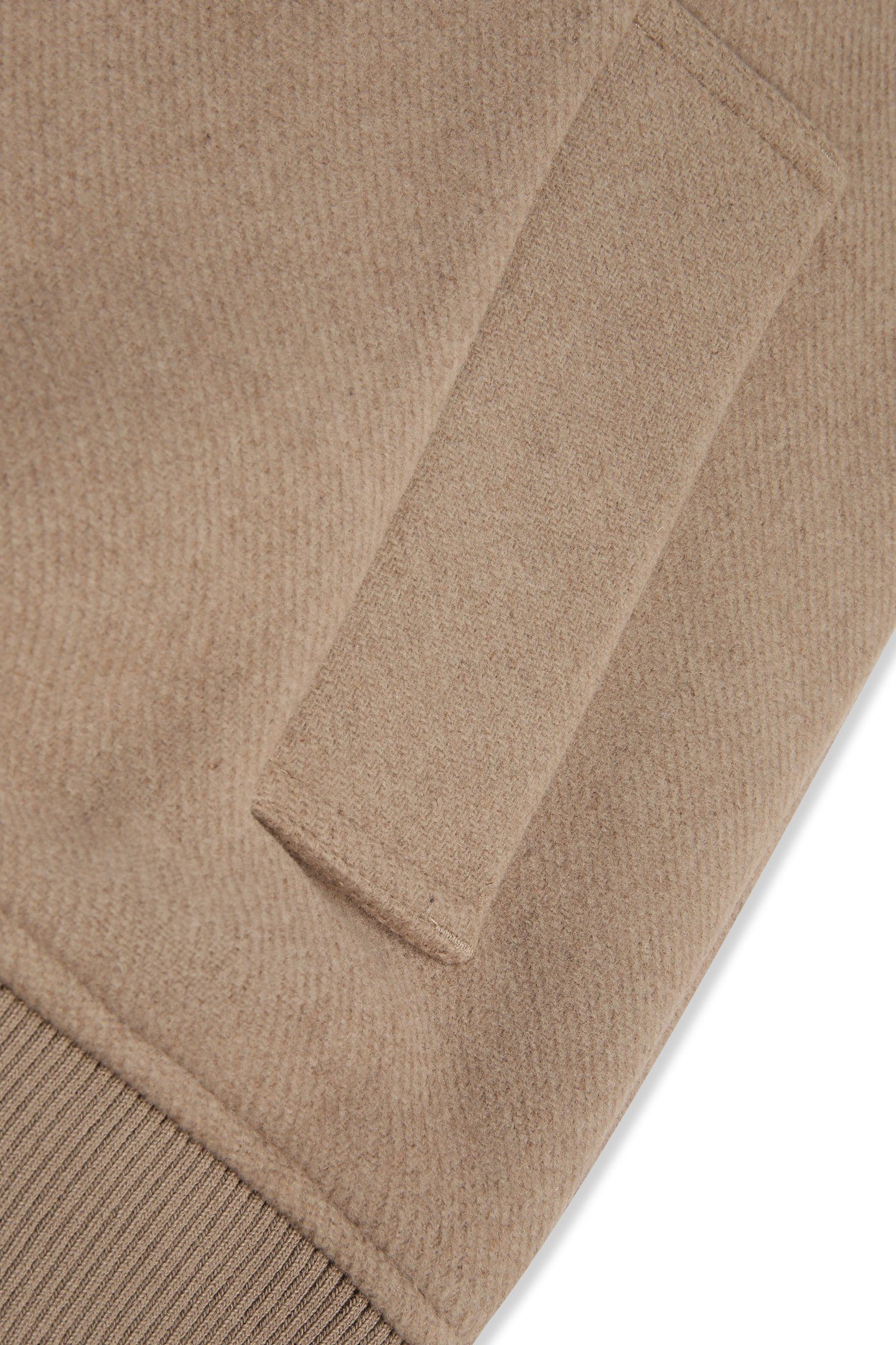 COMO REGULAR FELTED VARSITY JACKET WEATHERED TEAK 6