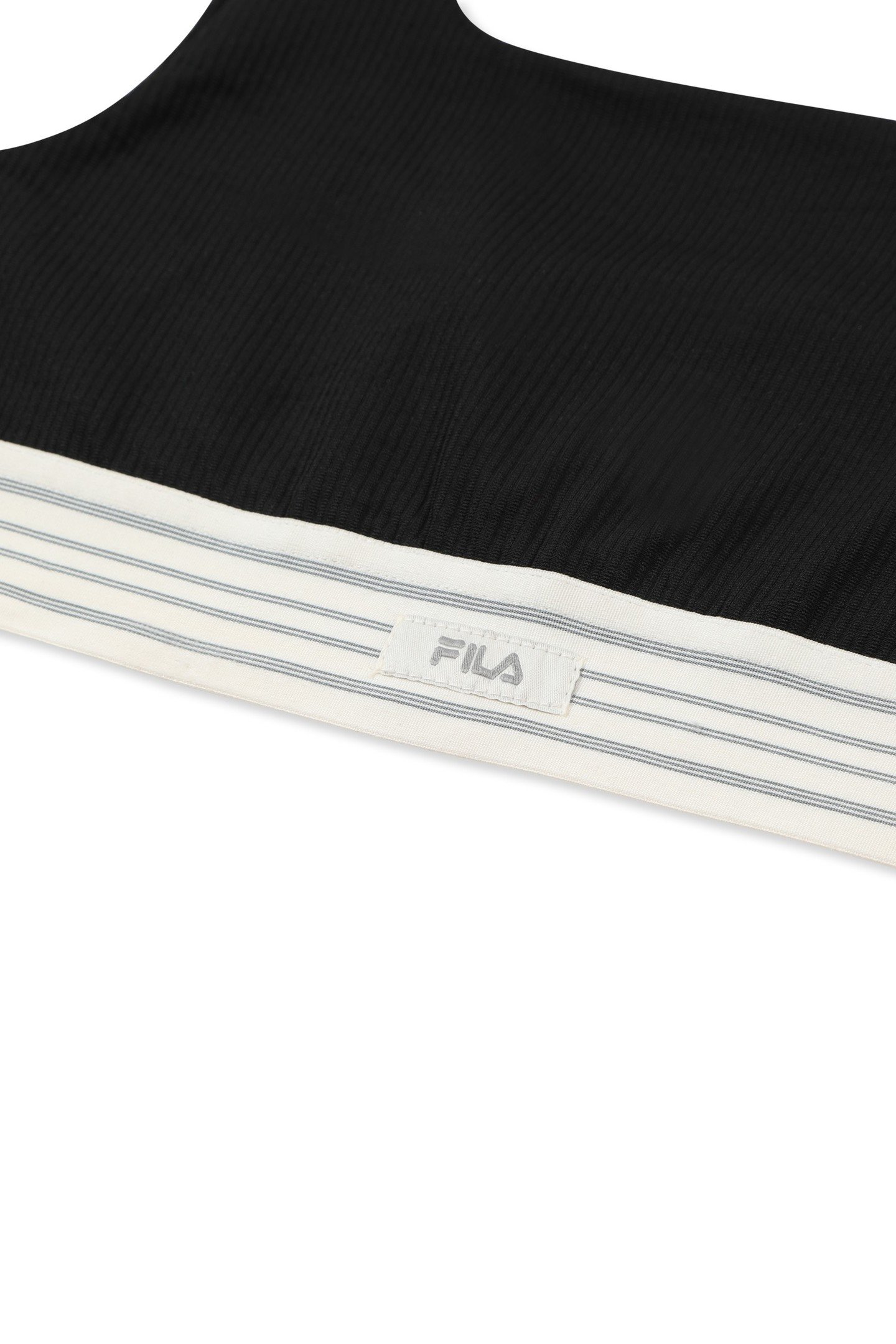 BELLAGIO RIBBED BRA TOP BLACK 7