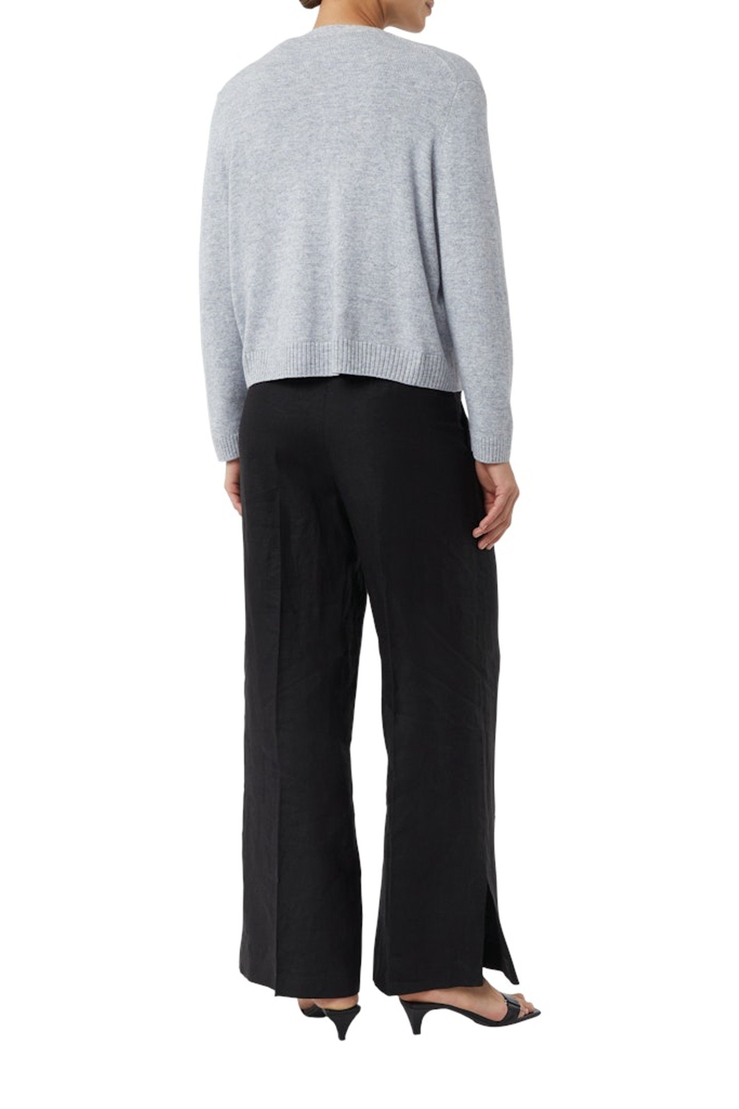 COMMA CARDIGAN LIGHT GREY 2