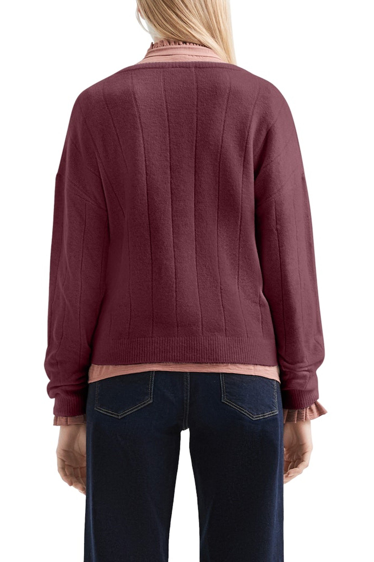 S.OLIVER-QS CARDIGAN BURGUNDY 3