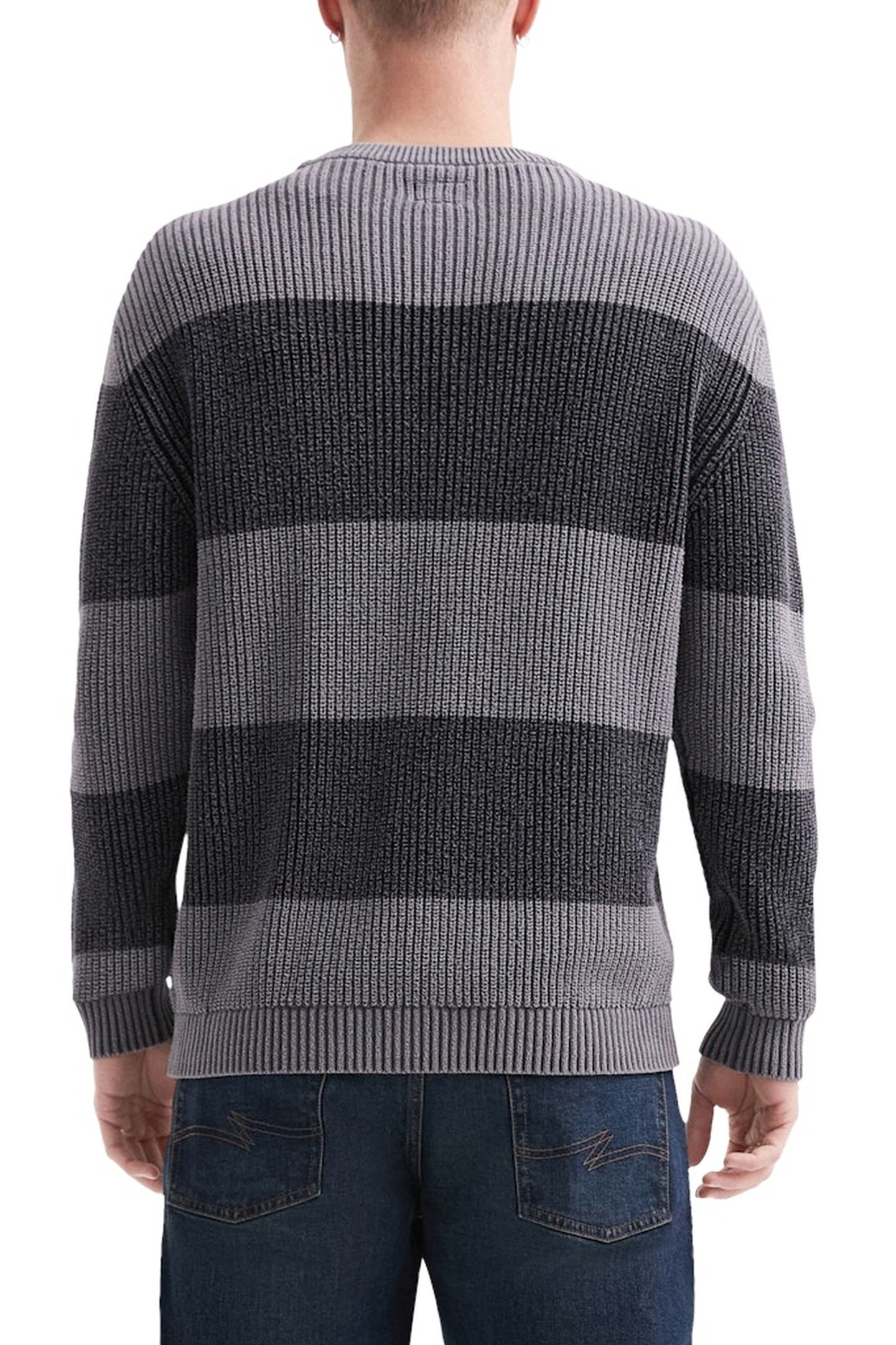 S.OLIVER-QS PULLOVER GREY/BLACK 3