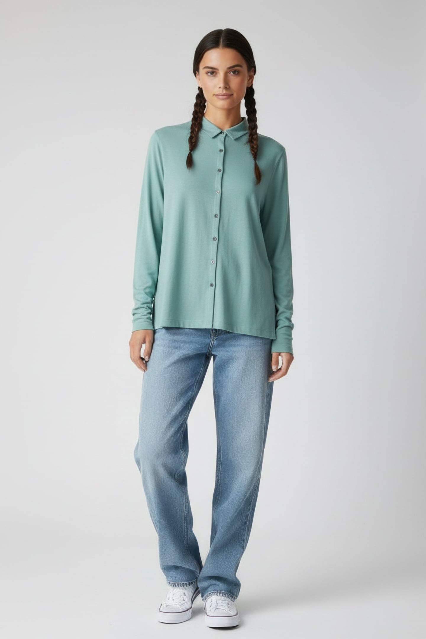 COSMIC JERSEY SHIRT MID TEAL 1