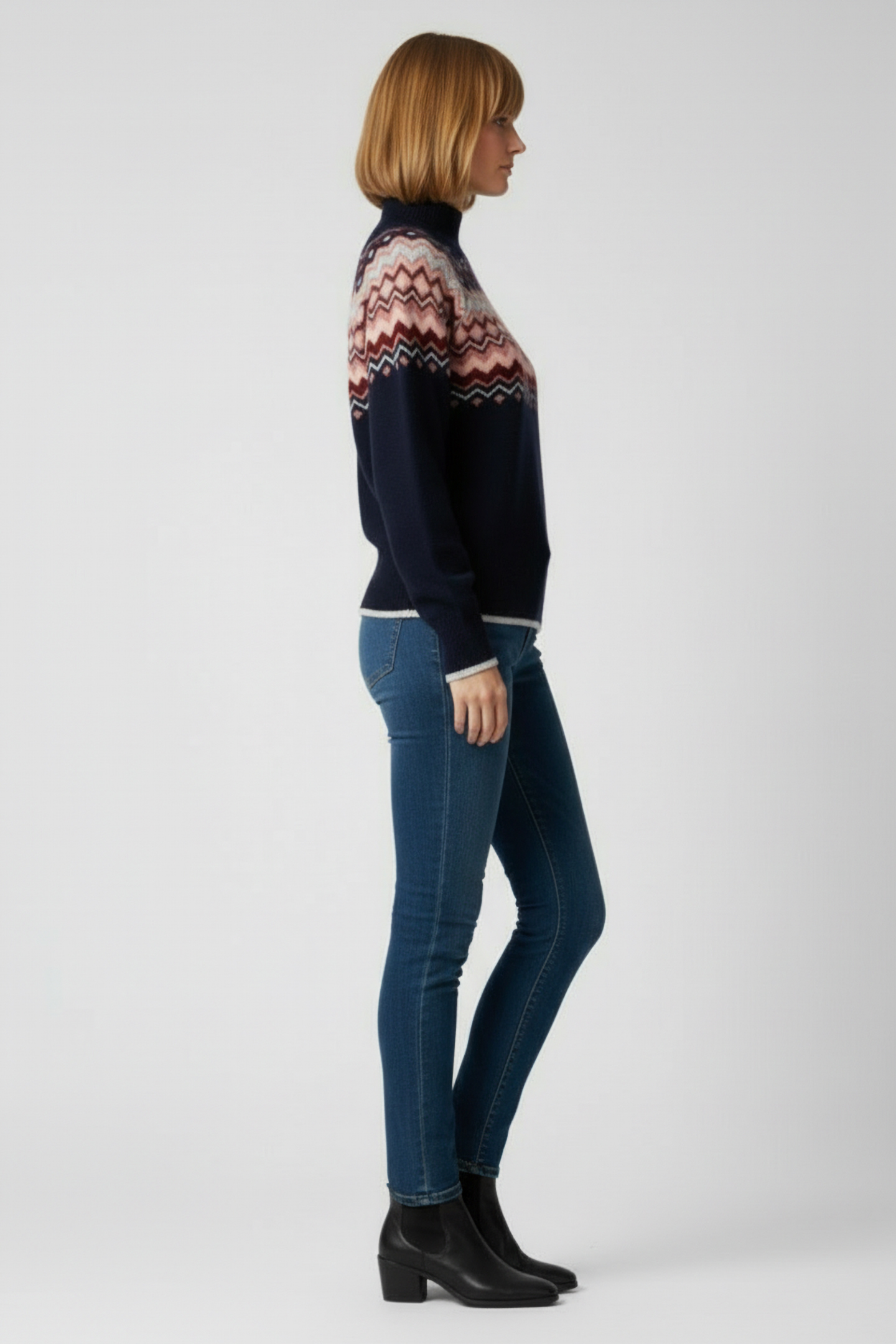 FAIRISLE JUMPER NAVY MULTI 3