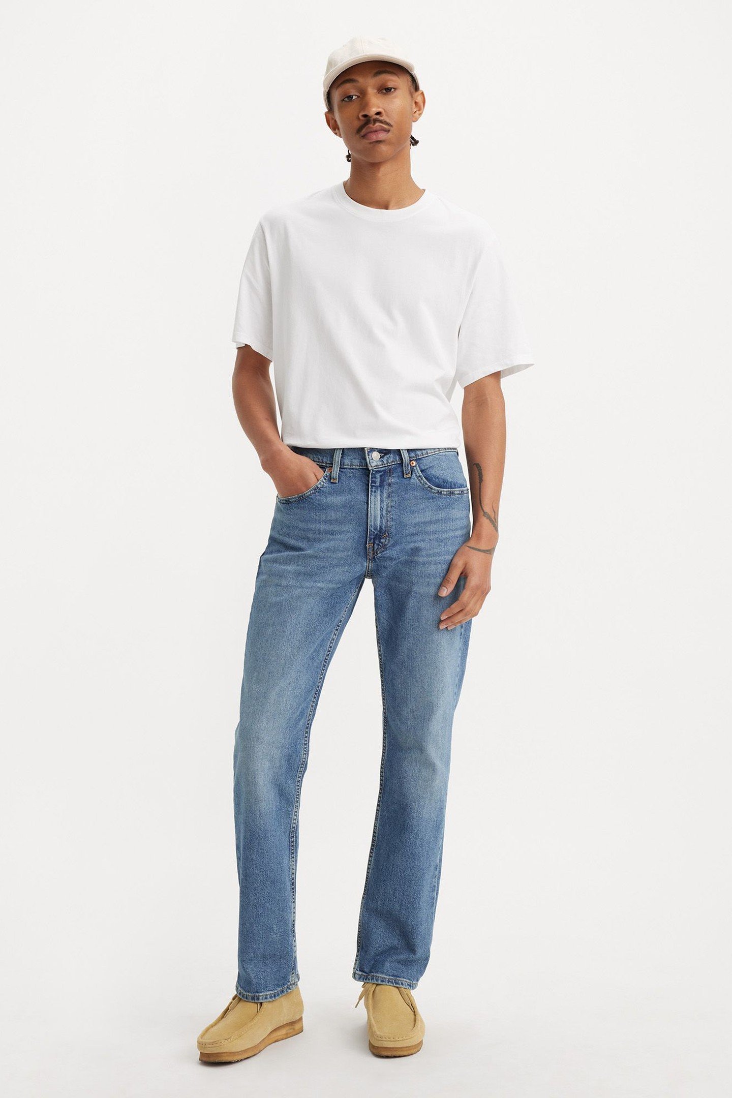 514™ STRAIGHT JEANS MED INDIGO 2