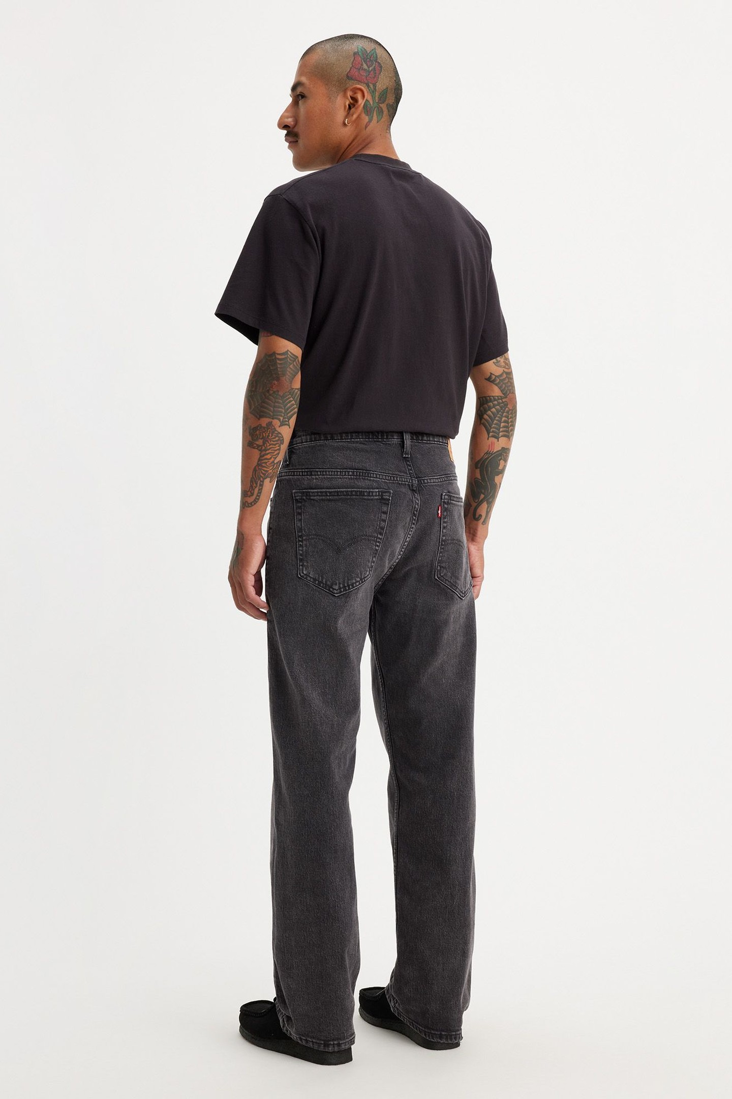 569™ LOOSE STRAIGHT JEANS BLACK 3
