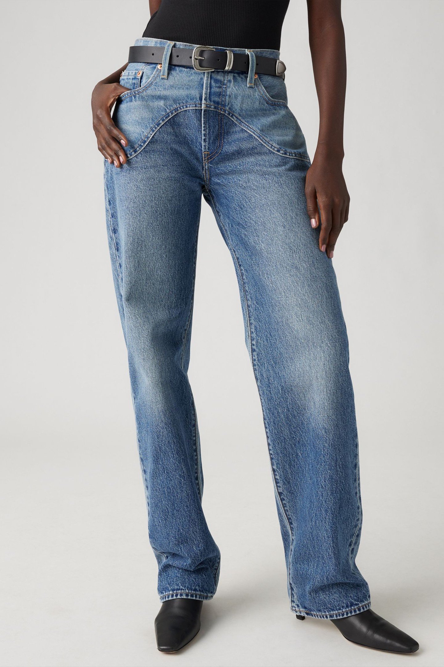 501® 90'S WESTERN JEANS MED INDIGO 2