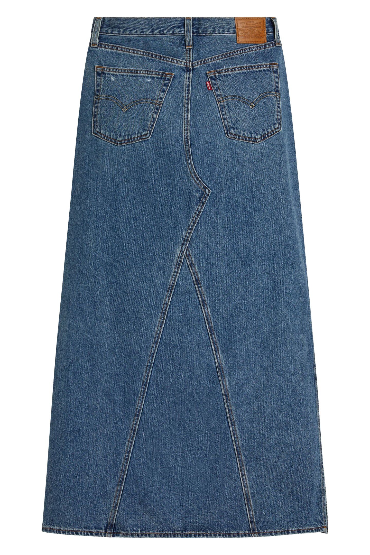 LONG ICON SKIRT MED INDIGO 6