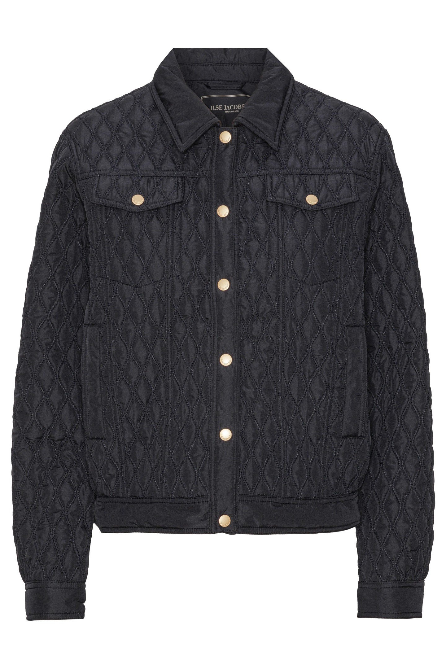 ALLY03 QUILT JACKETS DARK INDIGO 1