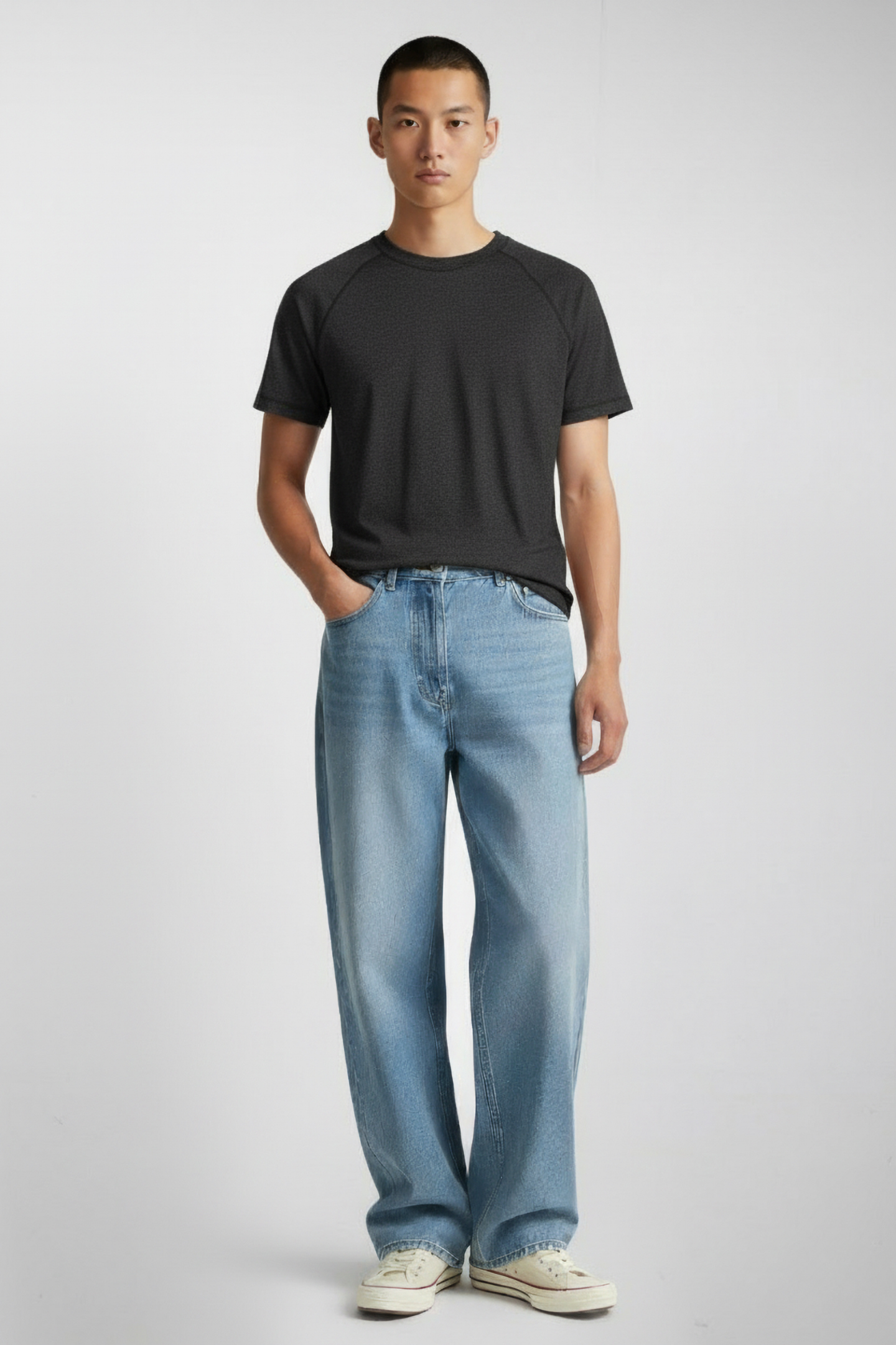 ATHLETIC TEE BLACK 1