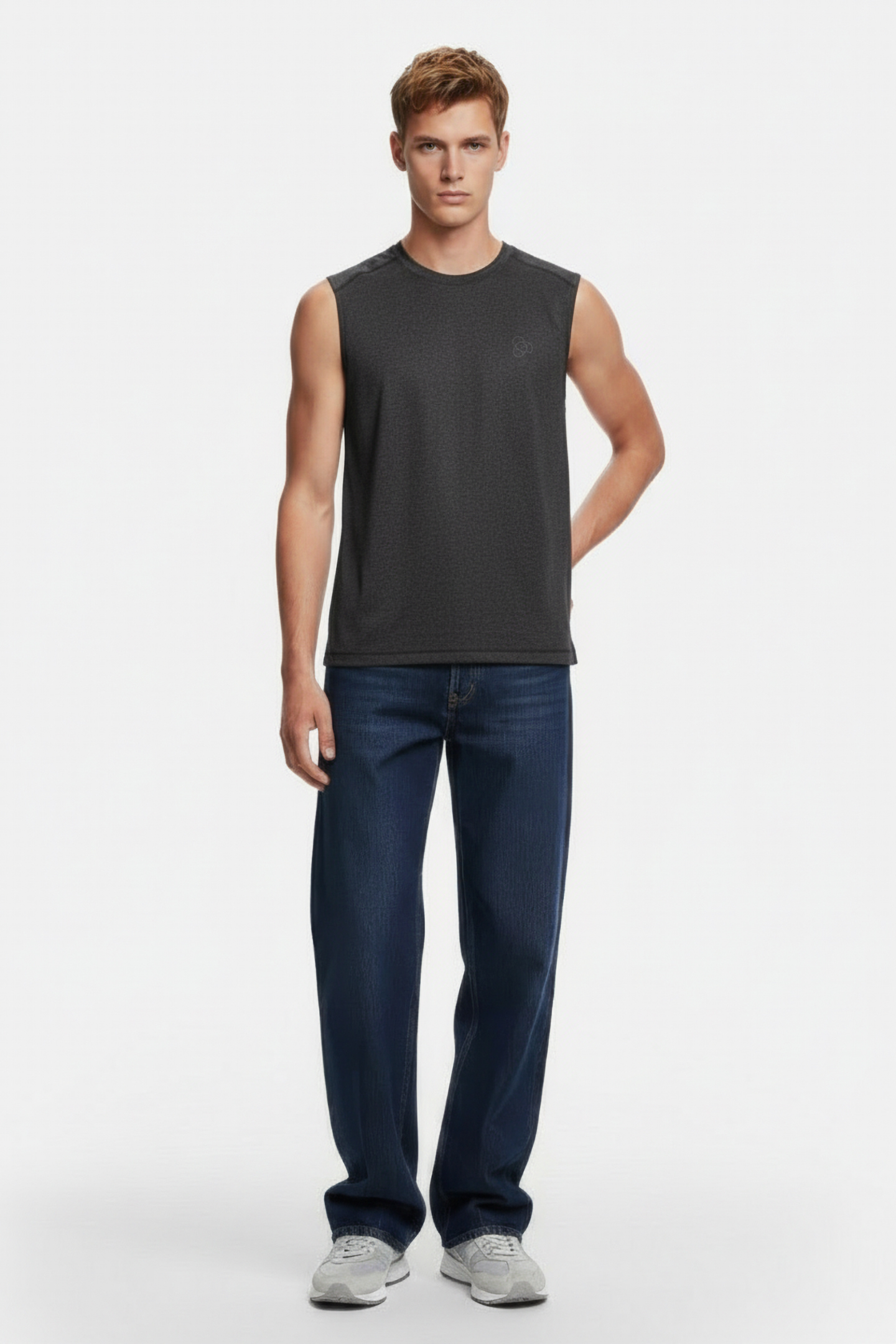 ATHLETIC TANK BLACK 1