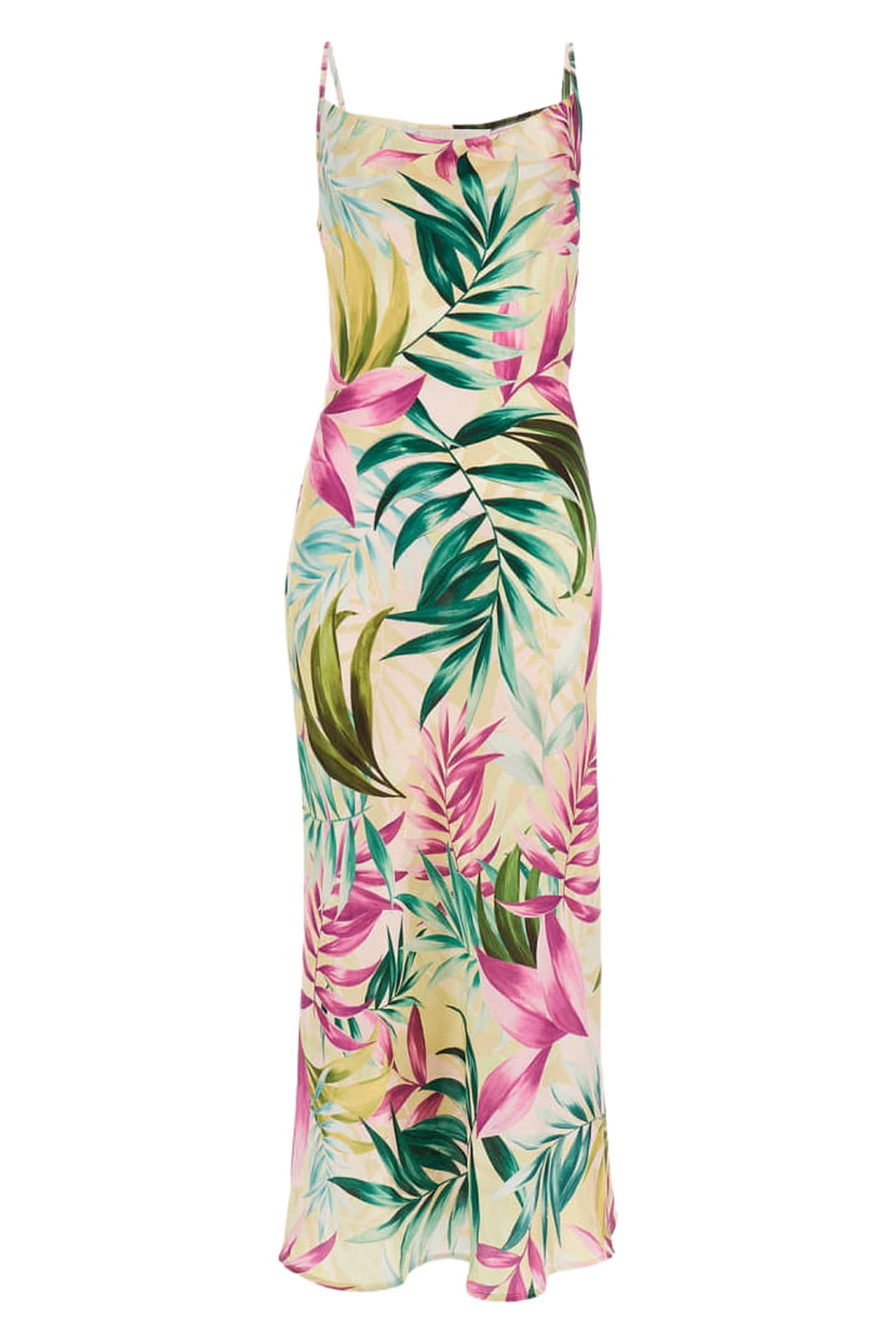 GUESS ECO NEW AKILINA DRESS TROPICAL ESCAPE PRIN 4