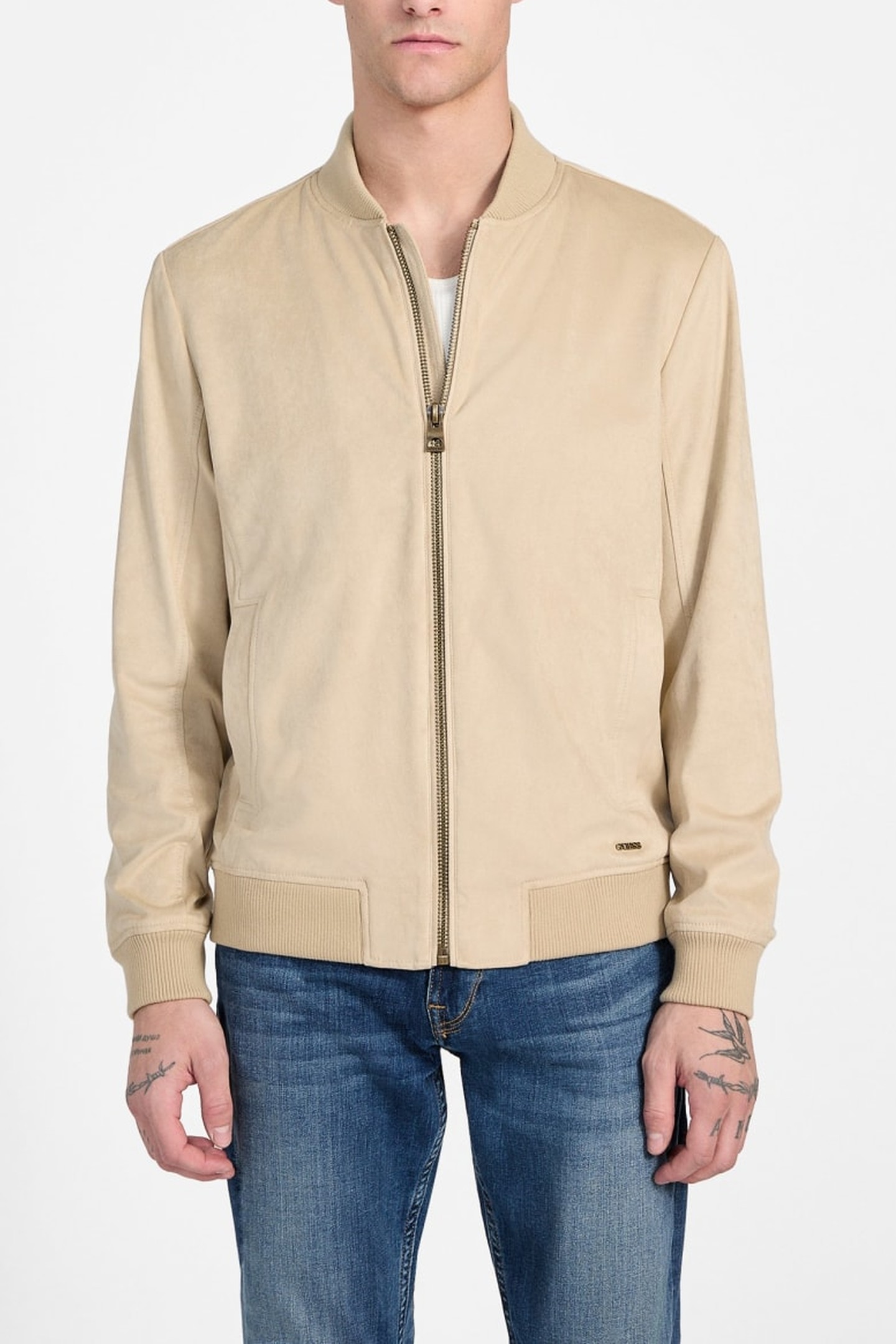 SUEDE BOMBER PROSECCO 1