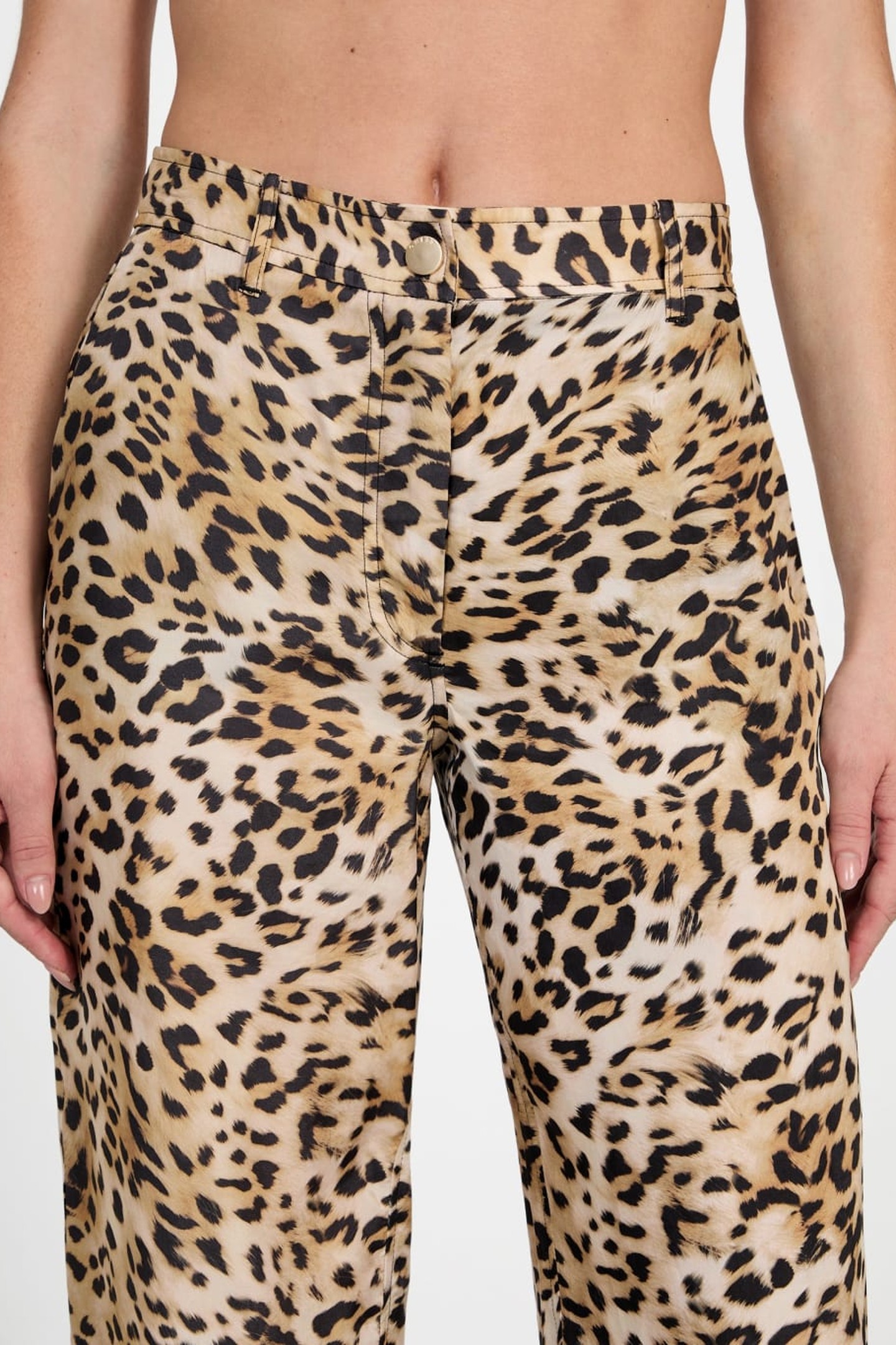 GUESS ECO ENORA STRAIGHT PANT CHEETAH SKIN PRINT 8
