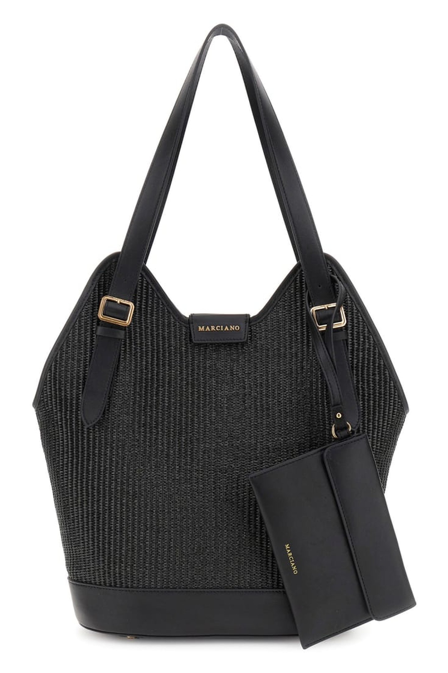 RAFFIA HOBO JET BLACK A996 5