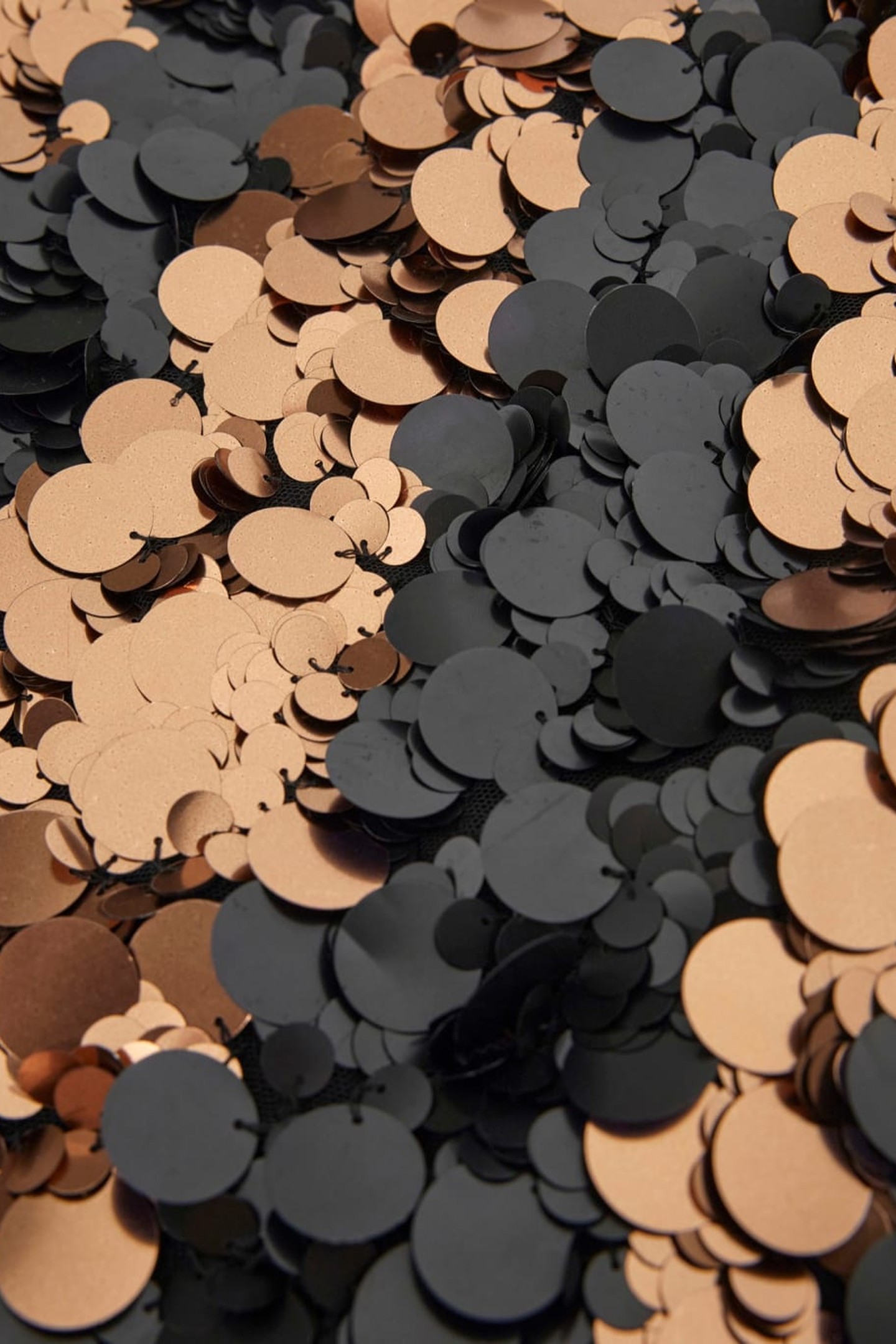 MARCIANO BY GUESS AMBER SEQUINS MINI S BLK & TERRA DI SIENA 8