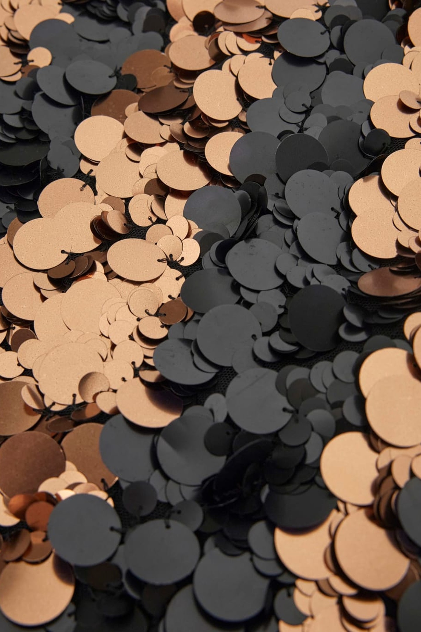 MARCIANO BY GUESS AMBER SEQUINS MINI S BLK & TERRA DI SIENA 9