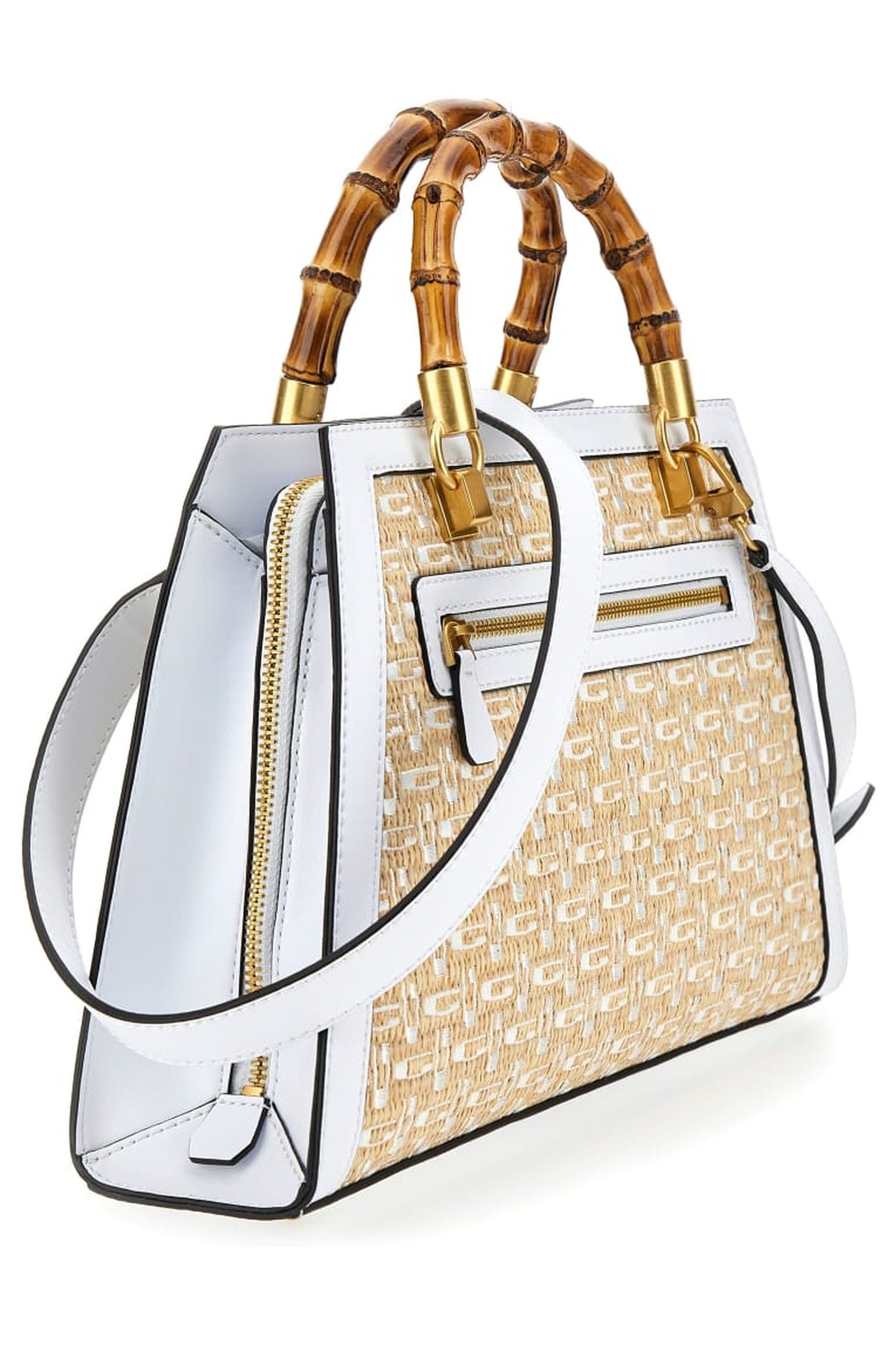 KATEY LUXURY SATCHEL WHITE 5