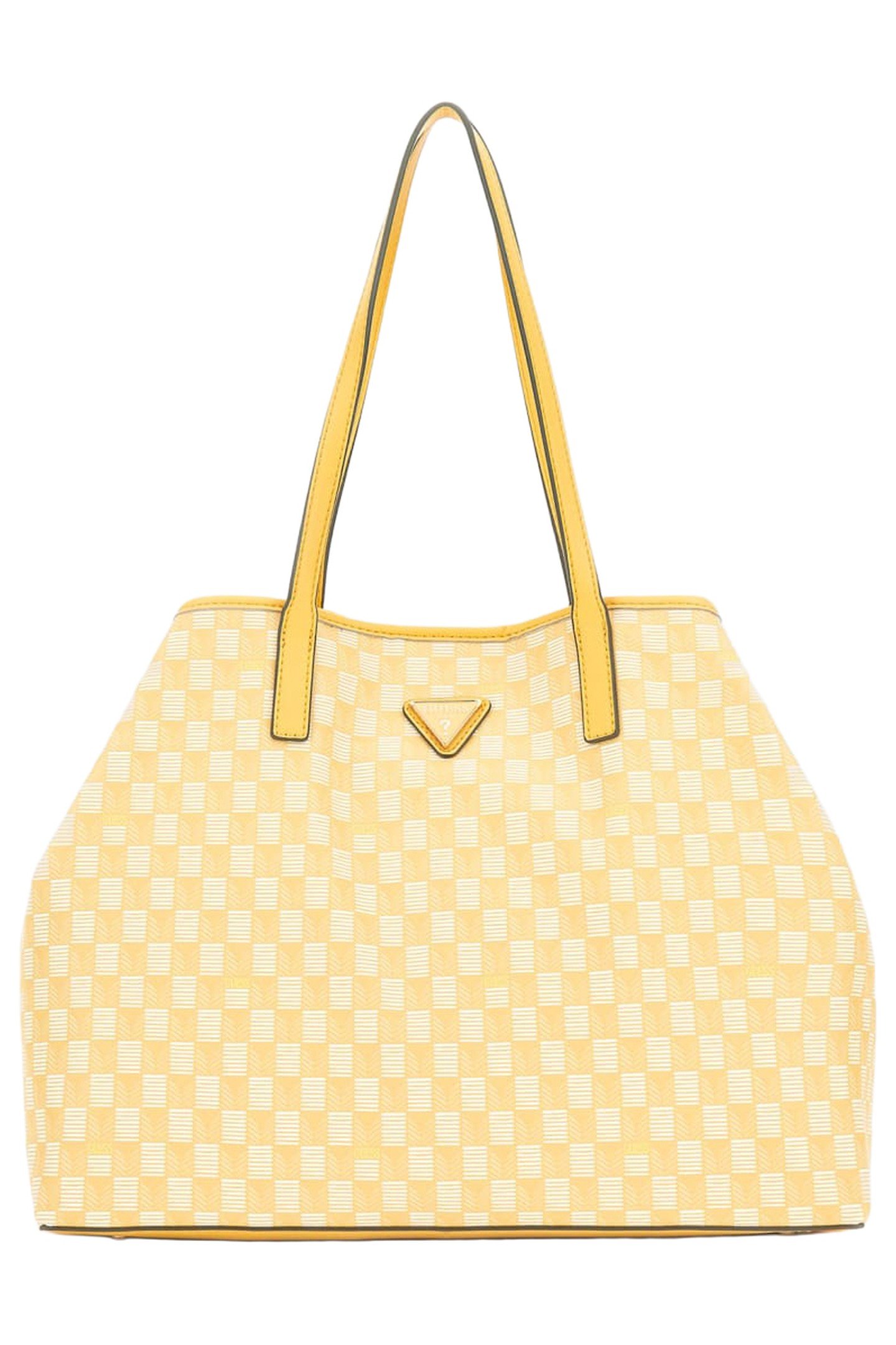 VIKKY II LARGE TOTE YELLOW LOGO 2