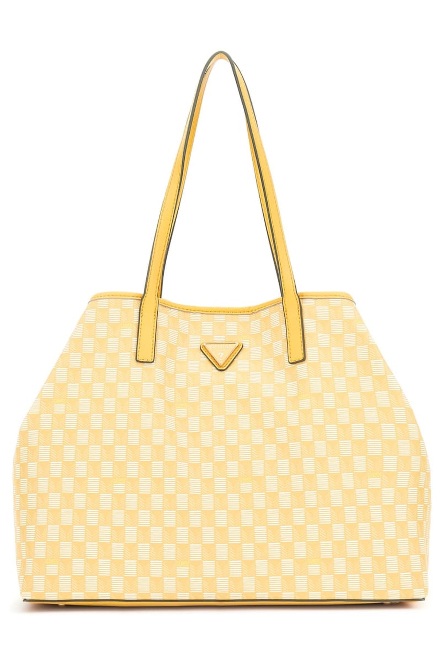 VIKKY II LARGE TOTE YELLOW LOGO 5