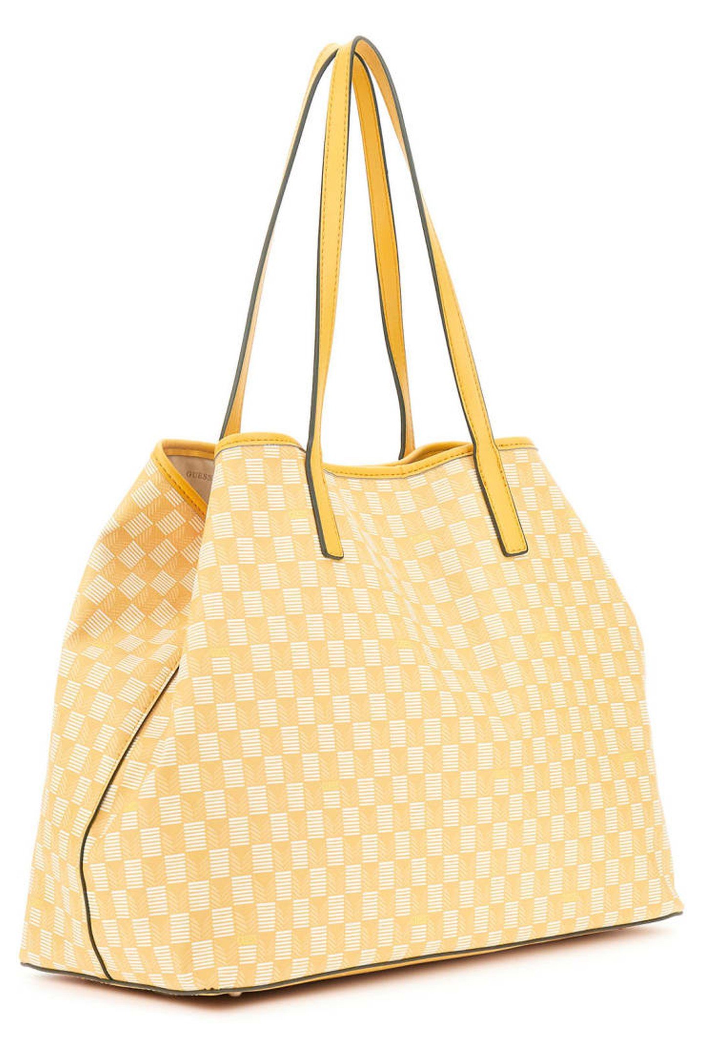 VIKKY II LARGE TOTE YELLOW LOGO 6