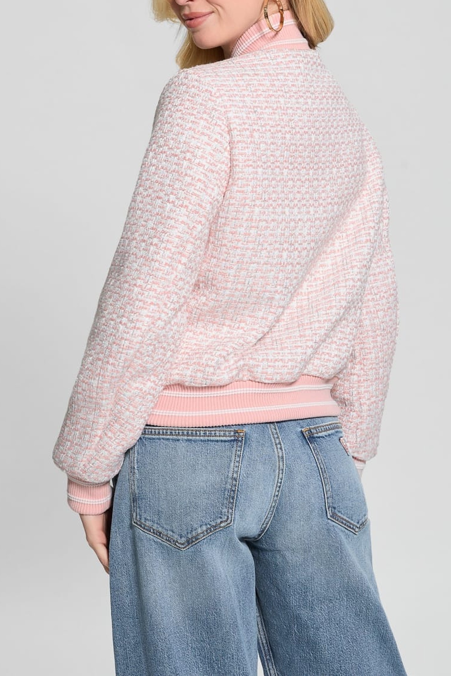 NEW GLORIA TWEED BOM LOW KEY PINK MULTI 9