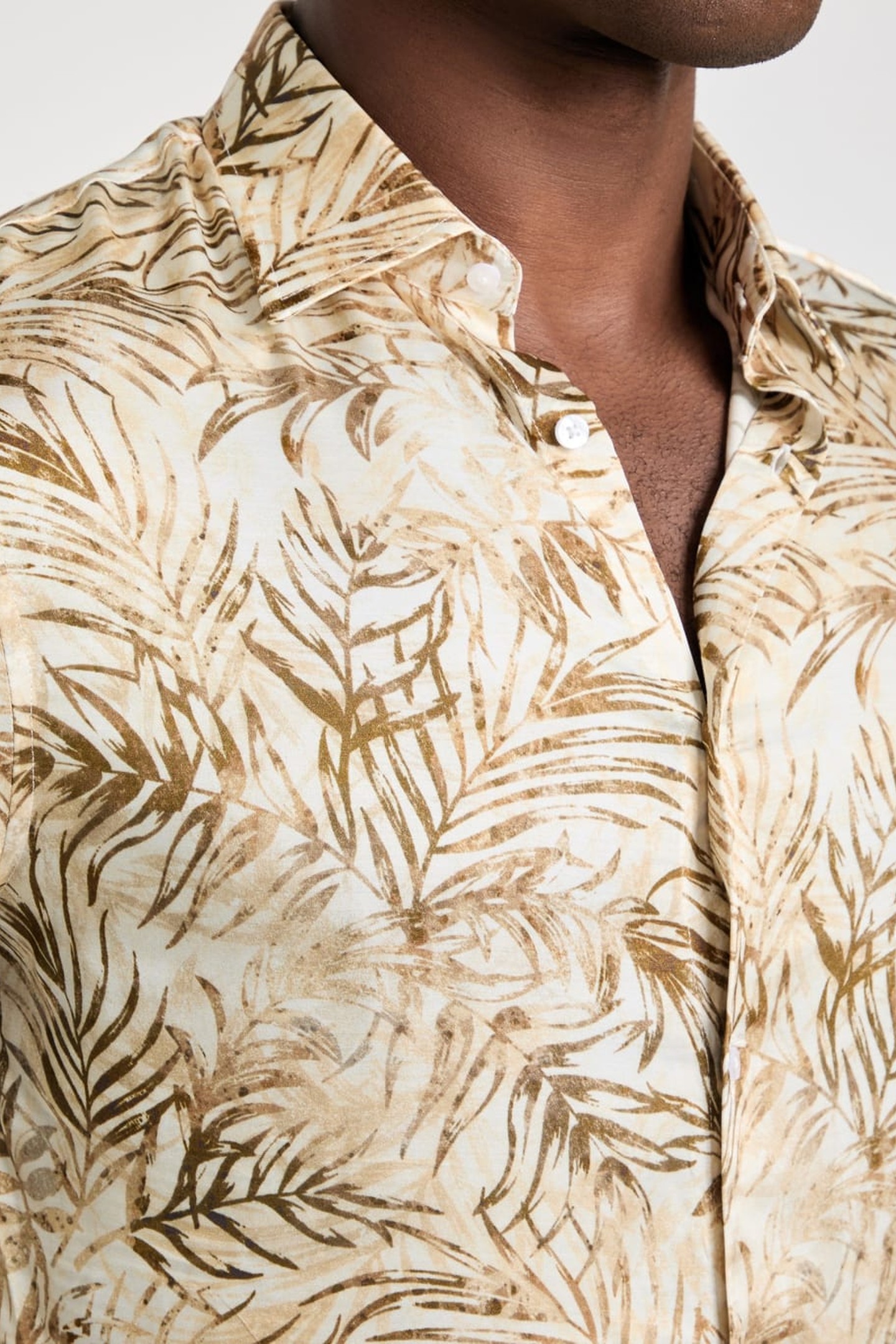 BENNY NEW COLLAR PAU ECRU SAND FOLIAGE PR 9