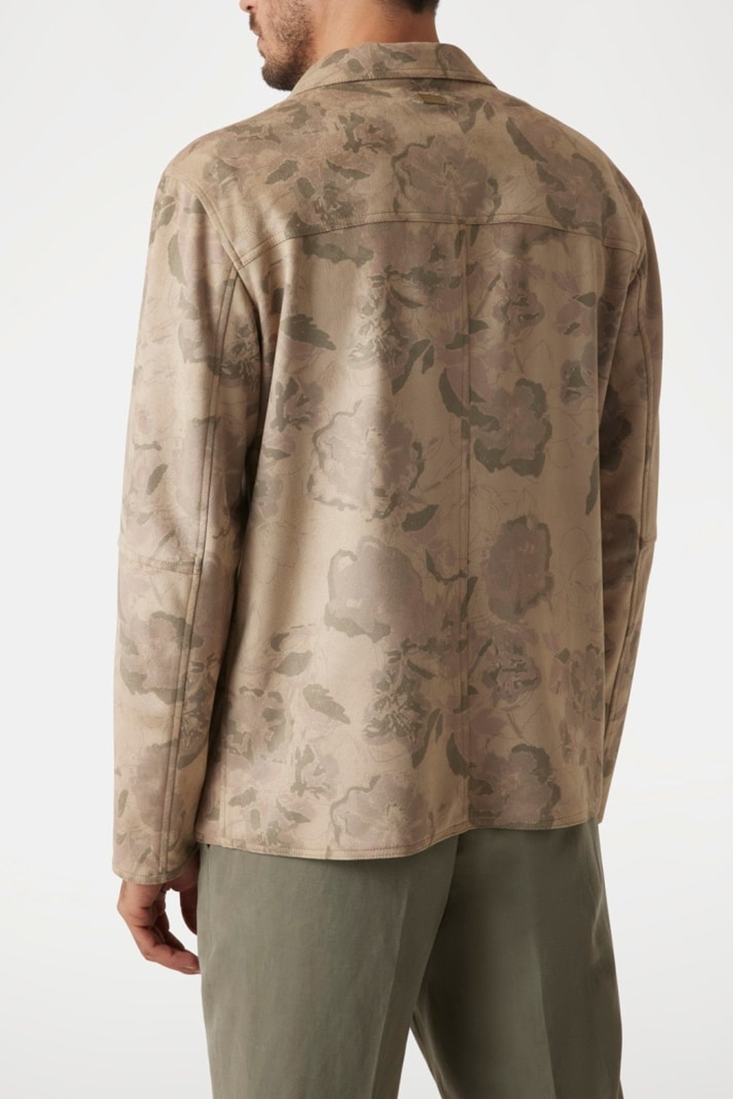 REAL PRINTED SUEDE J BEIGE FLOWER PRINT 2