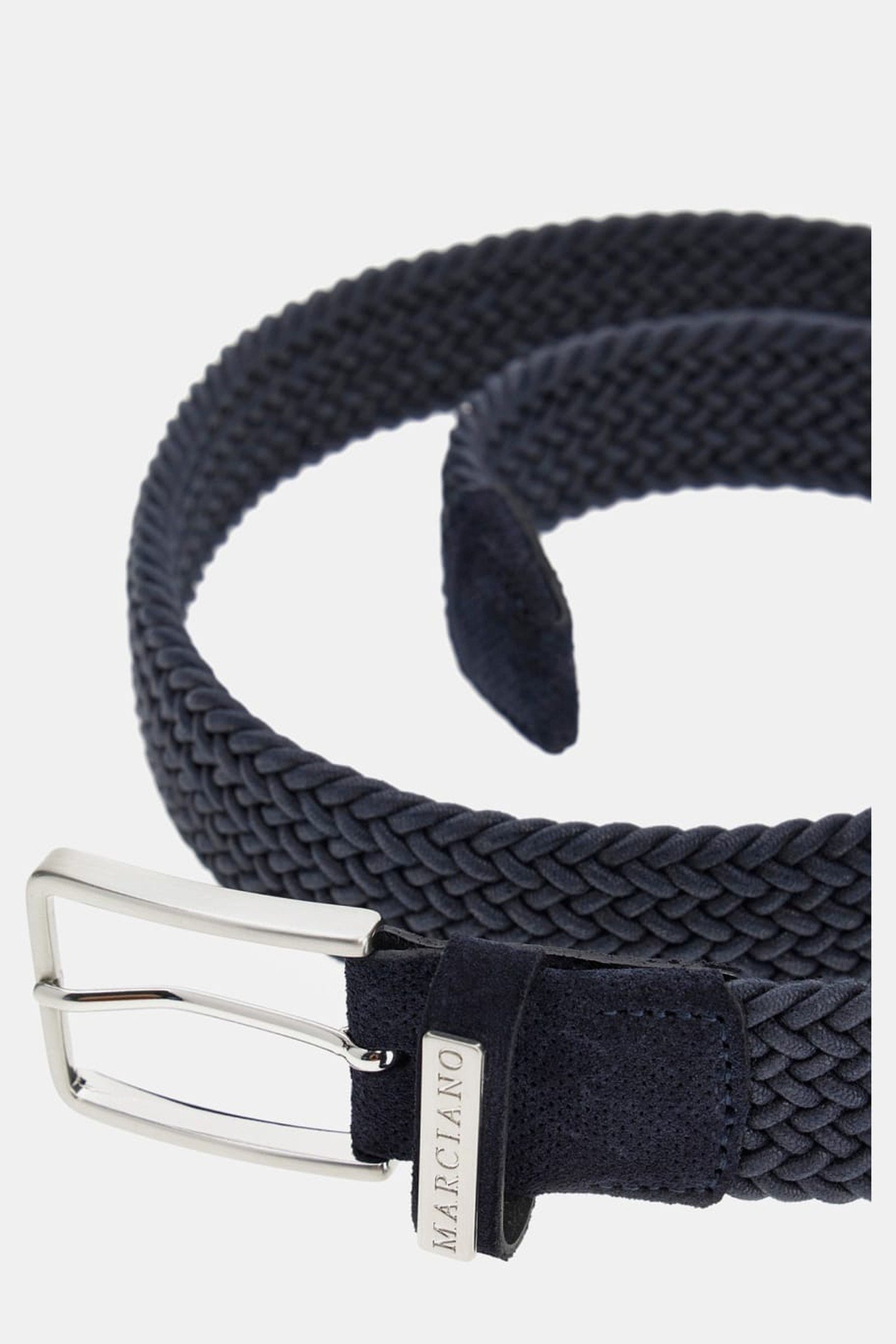 ELASTIC BRAIDED BELT NAVY SEA 2