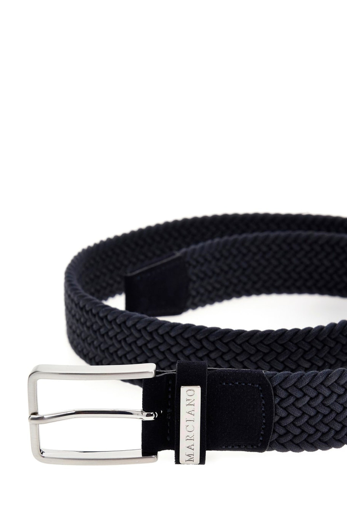 ELASTIC BRAIDED BELT NAVY SEA 10