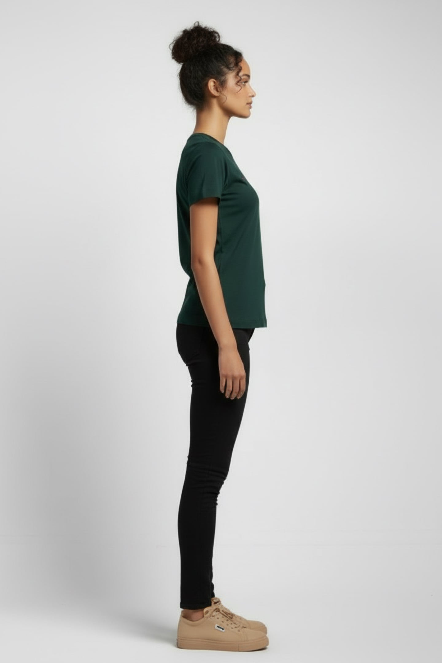 MARIELALF SMALL BECAUSE T-SHIRT KOREAN GREEN 3